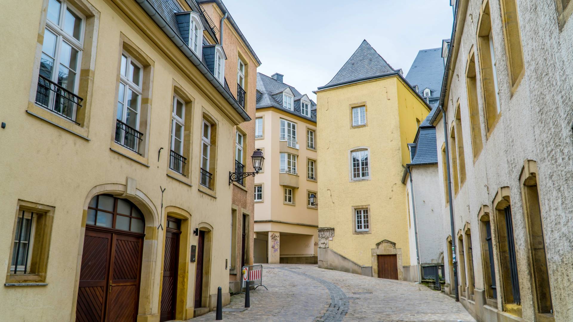 Las encantadoras calles del centro de Luxemburgo.