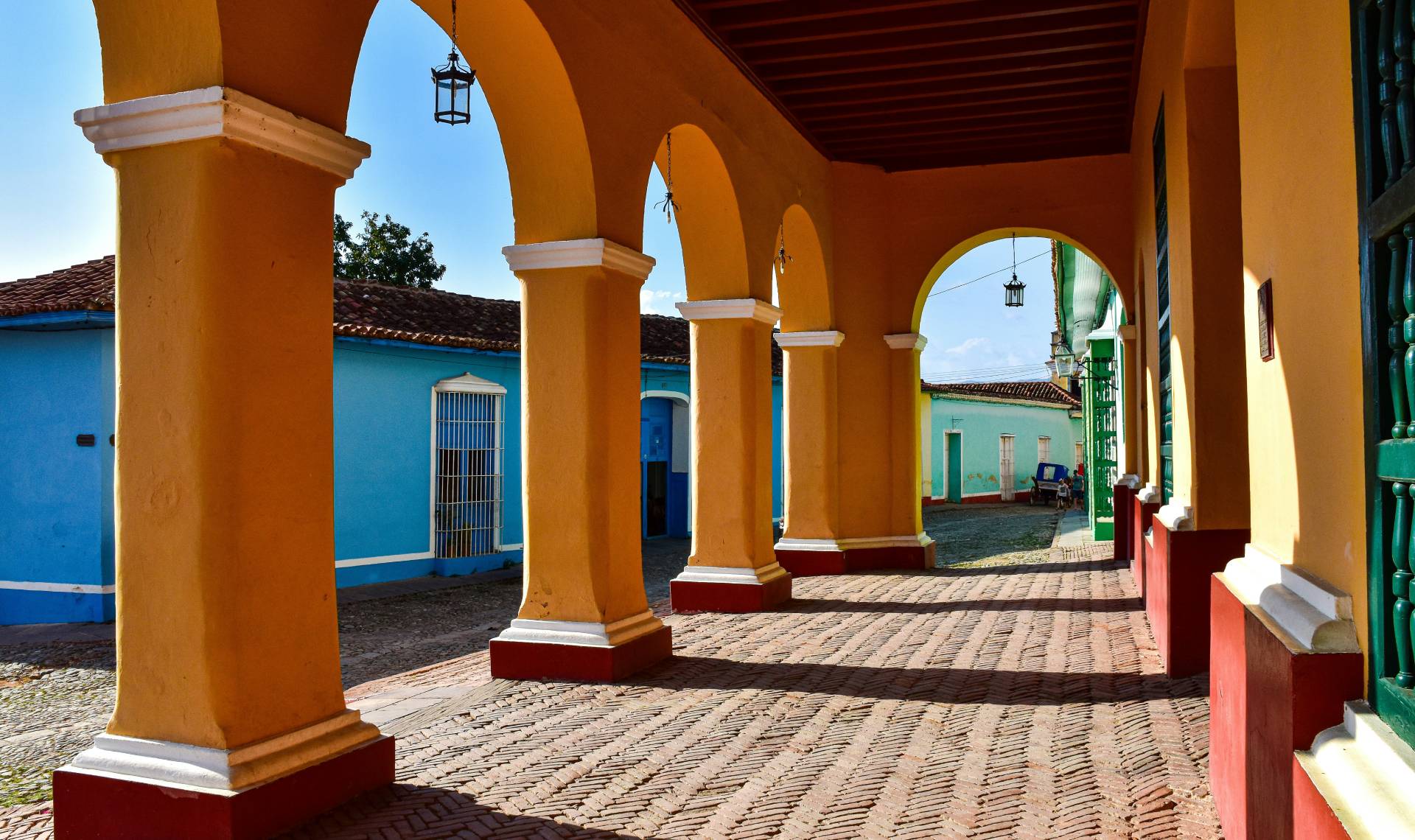 El colorido de las calles de Trinidad es una marvavilla.