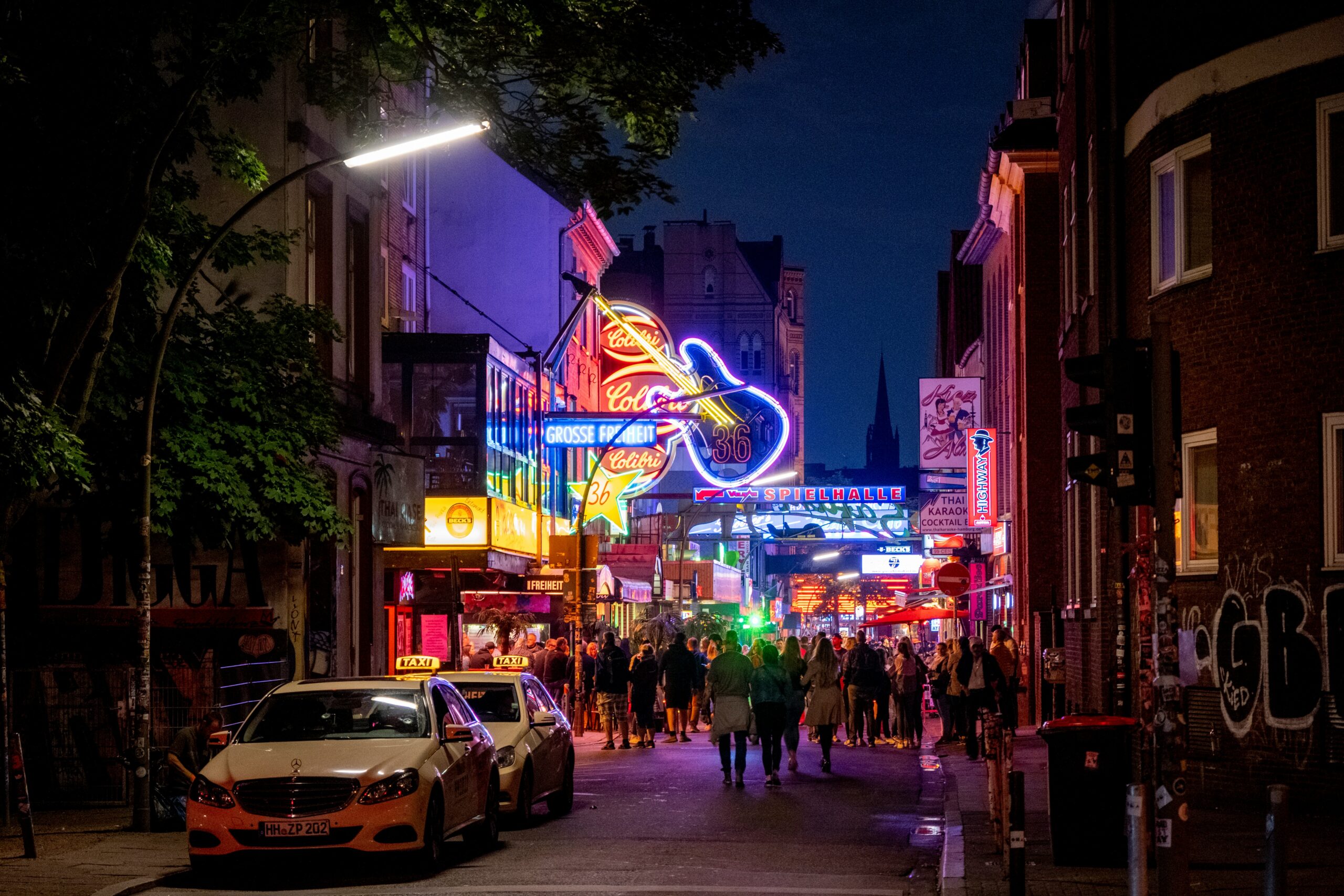 Noche en Sankt Pauli.