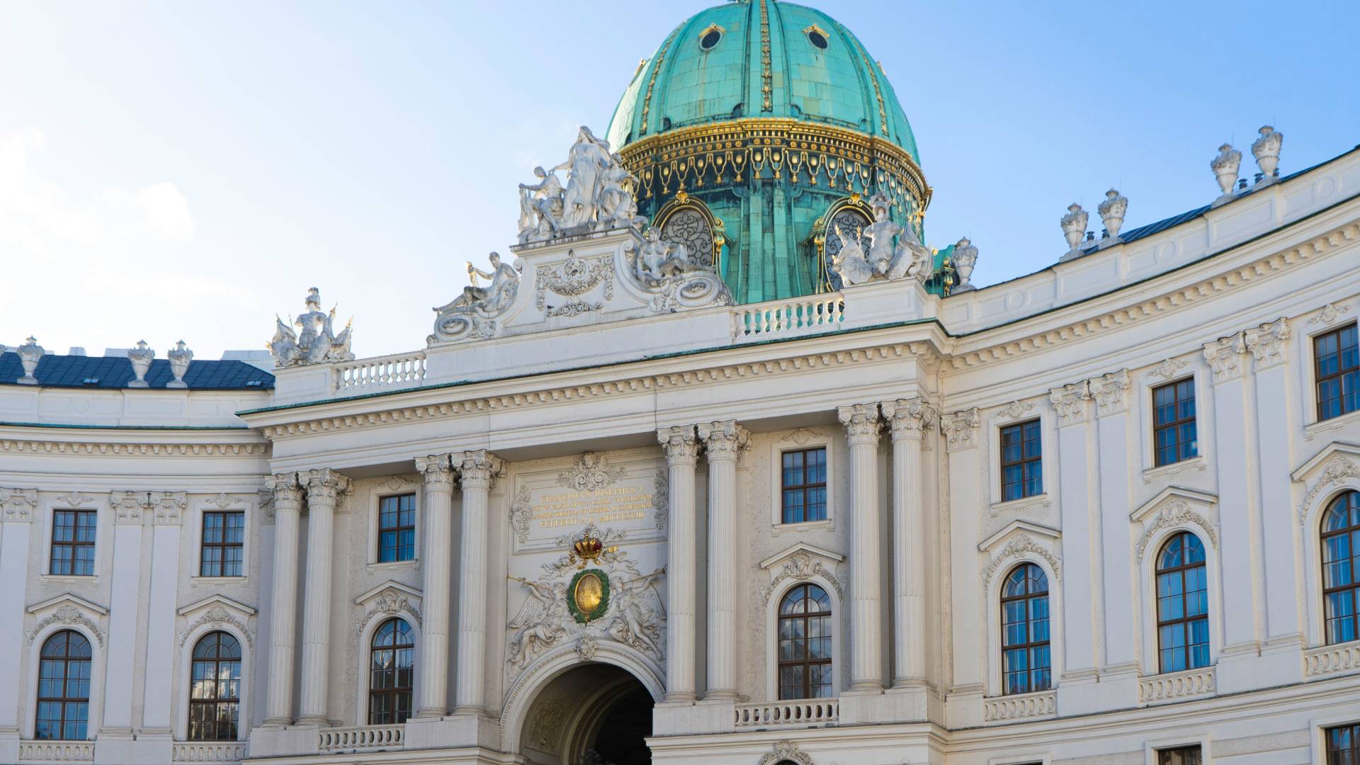 El Palacio Hofburg que alberga el Museo Sisi en su interior.