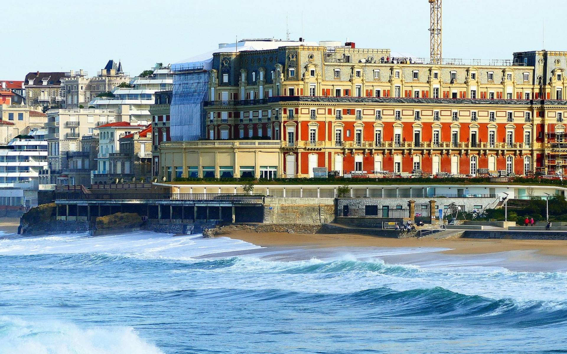 El encanto de la costa de Biarritz.