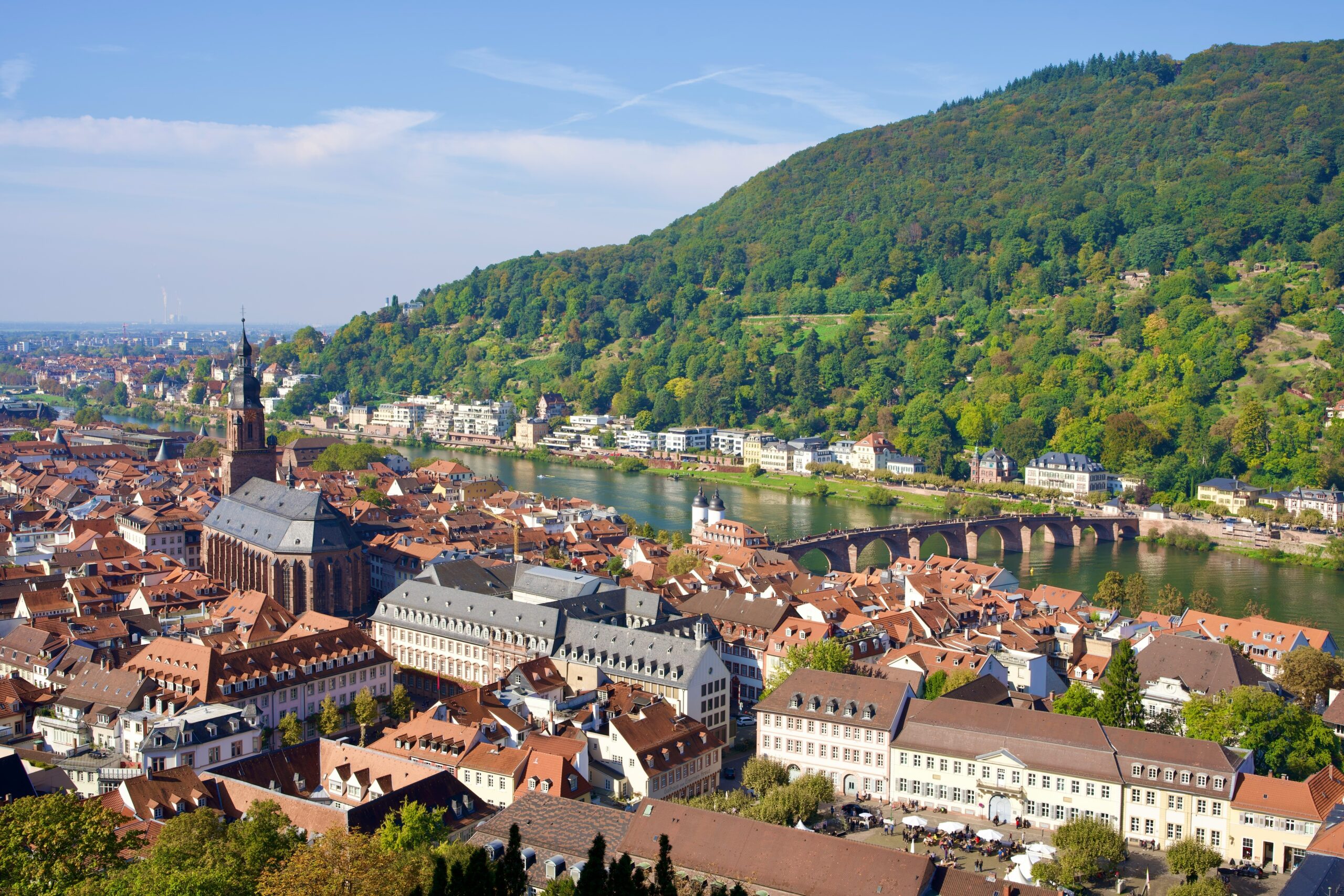 Heidelberg y su maravillosa localización.