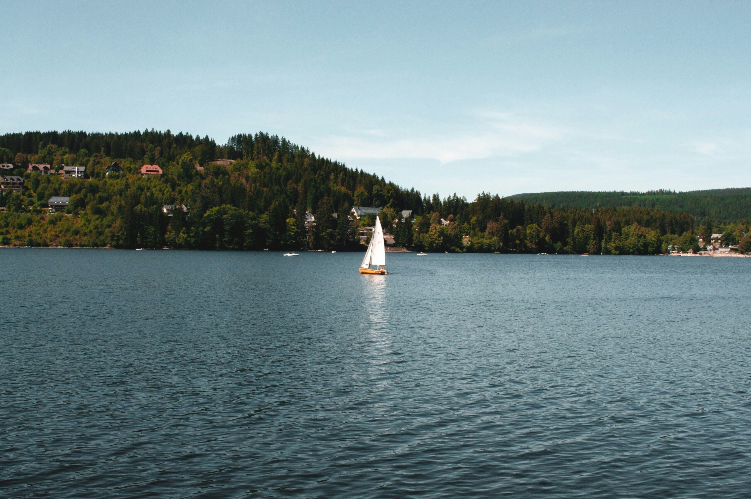 El precioso entorno del Lago Titisee.