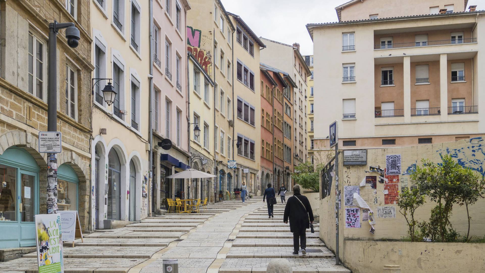 Barrio de Croix-Rousse en Lyon.