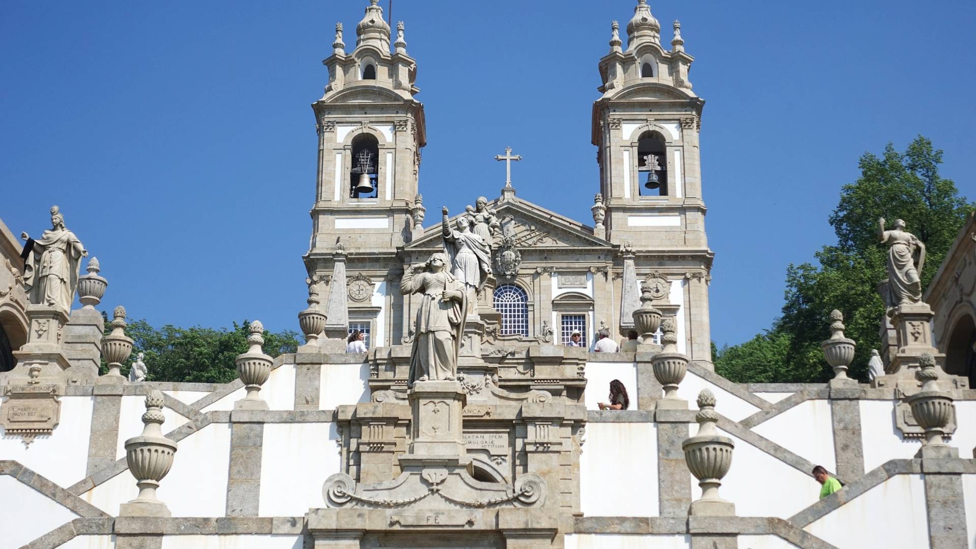 Santuario Bom Jesus do Monte en Braga.