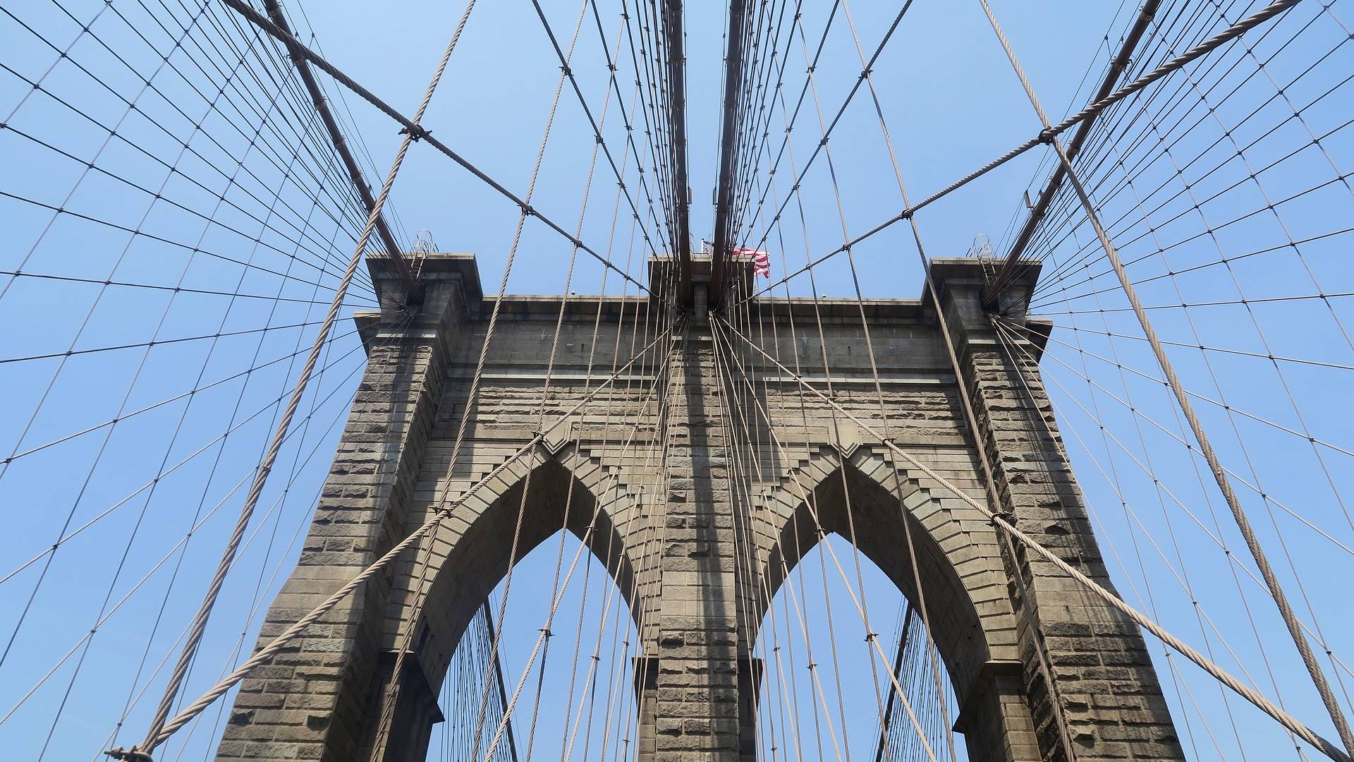 Detalle del Puente de Brooklyn.