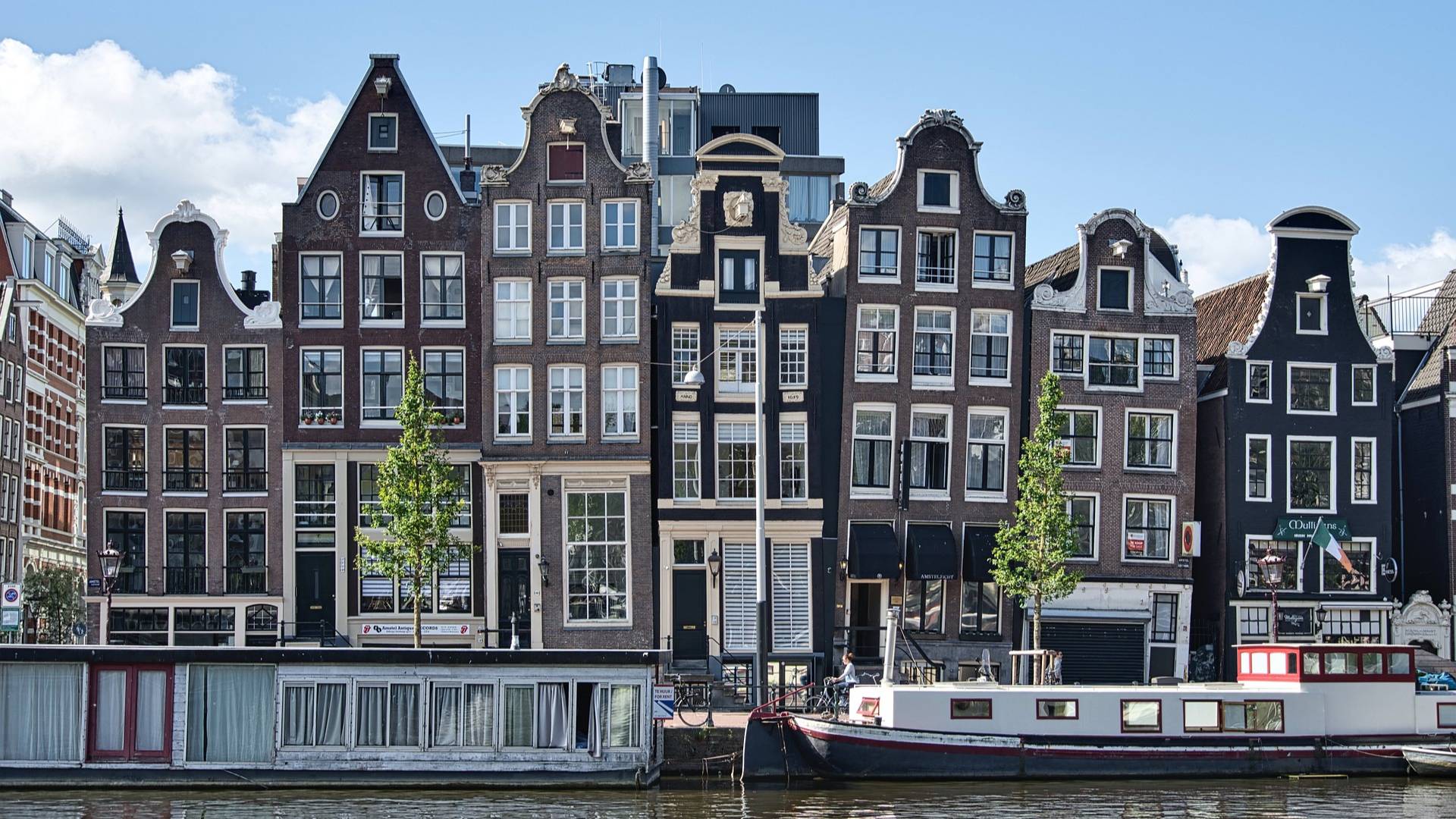 Las casas danzantes de Ámsterdam.