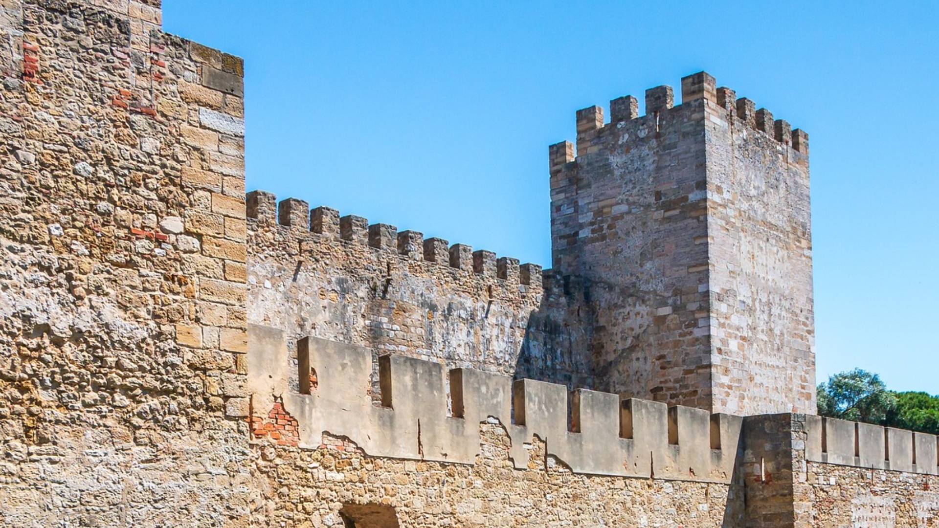 El Castillo de San Jorge en Lisboa.