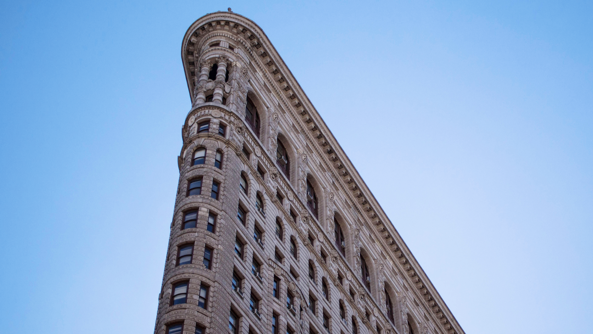 El peculiar Flatiron Building.