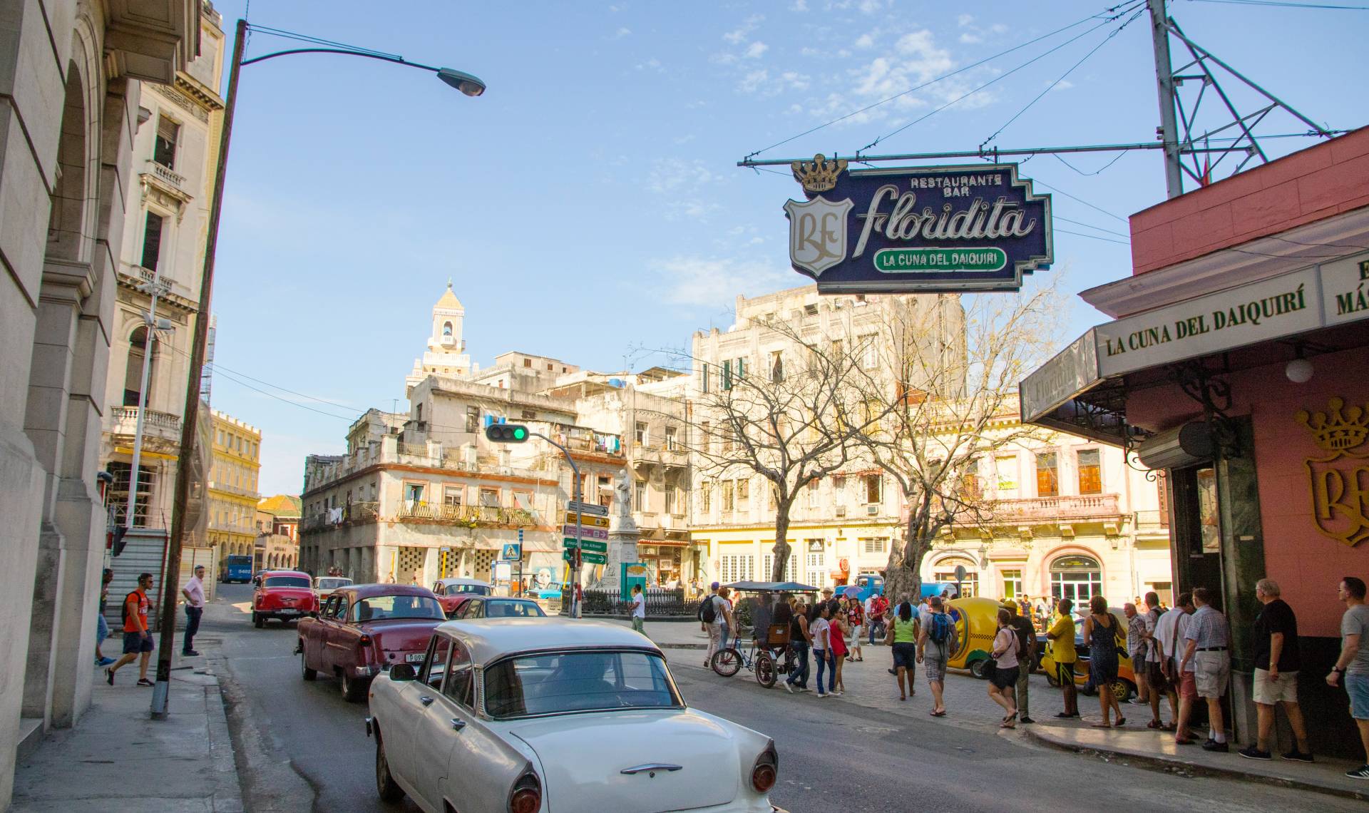 Bar Floridita en el centro histórico de La Habana.