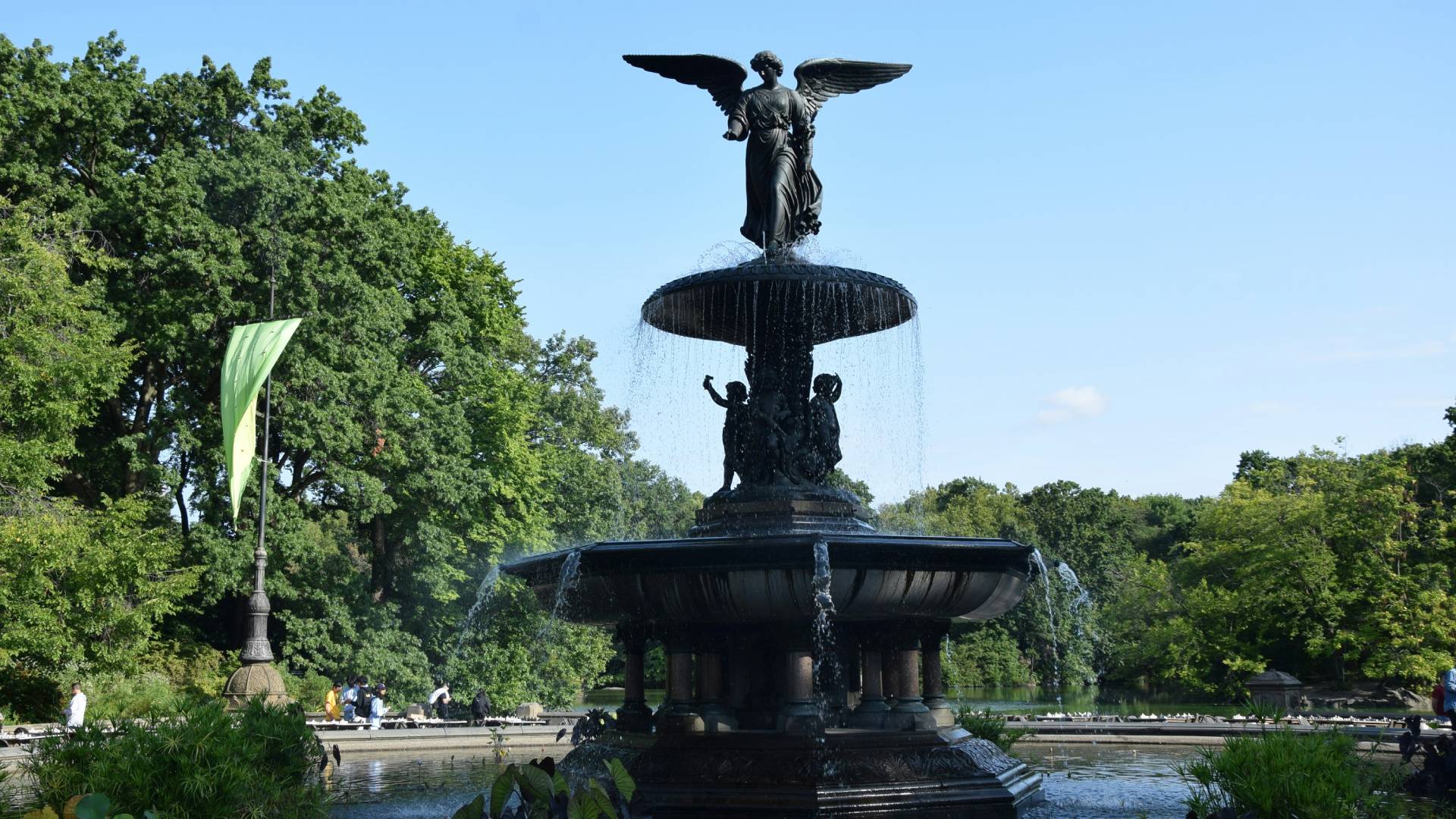 Fuente en Central Park.