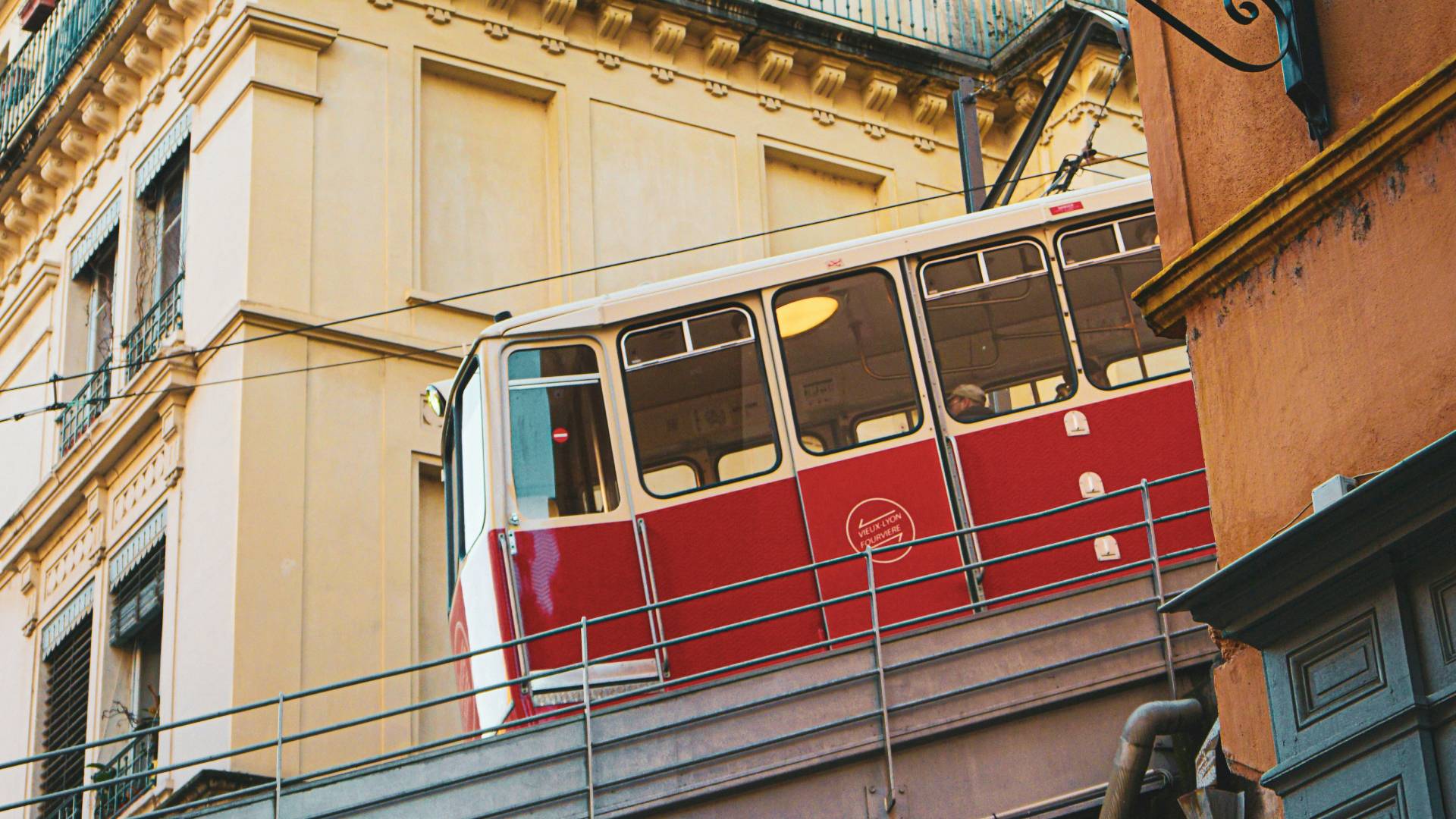 Funicular en Lyon.