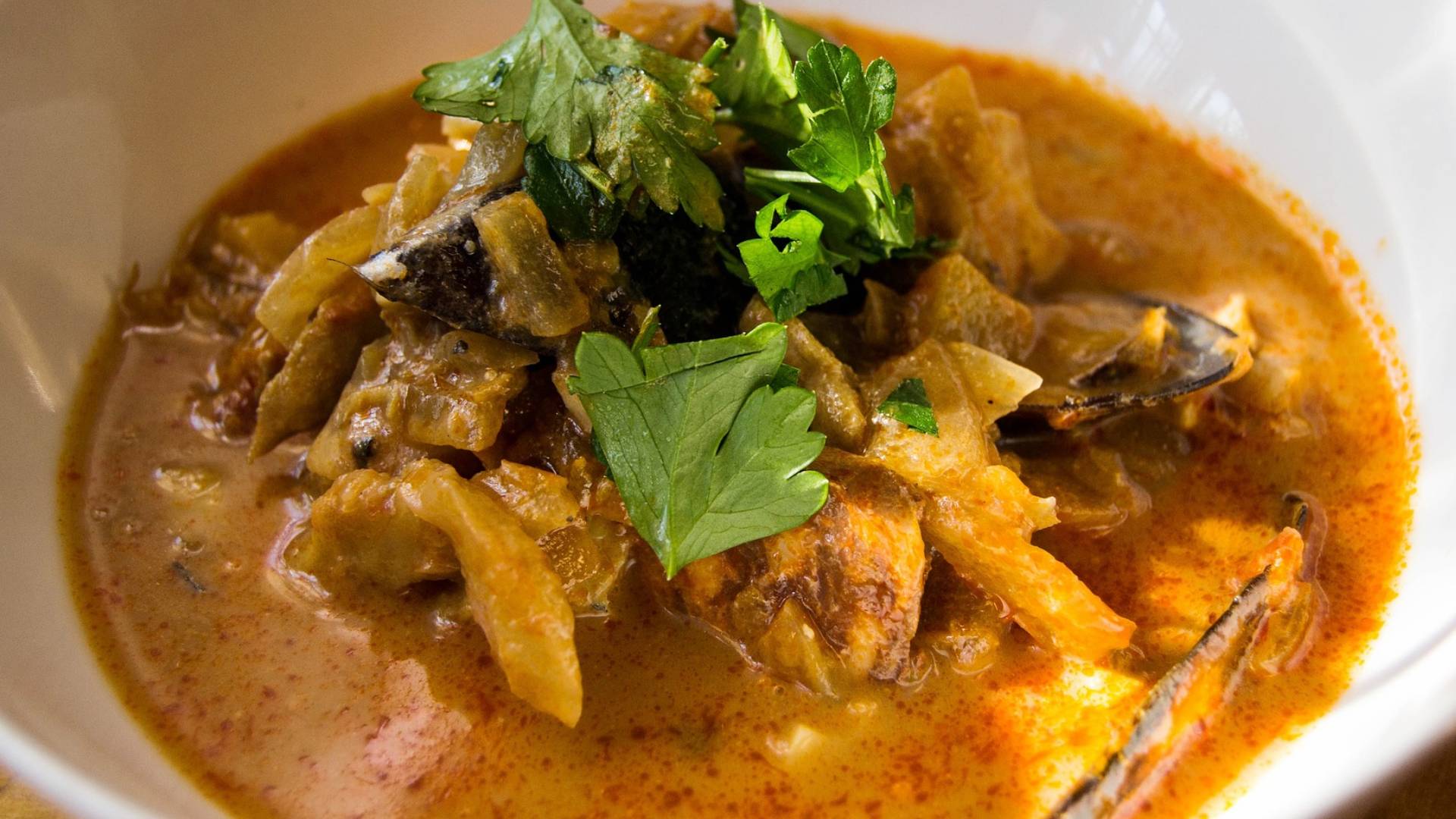 La Bouillabaisse, sopa de pescado típica de la región.