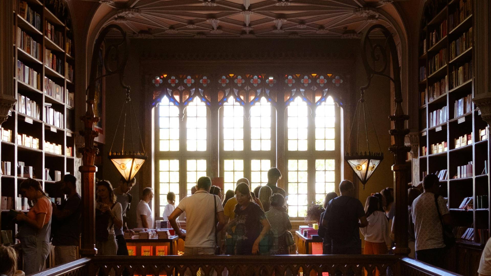 Interior de la Librería Lello e Irmão.