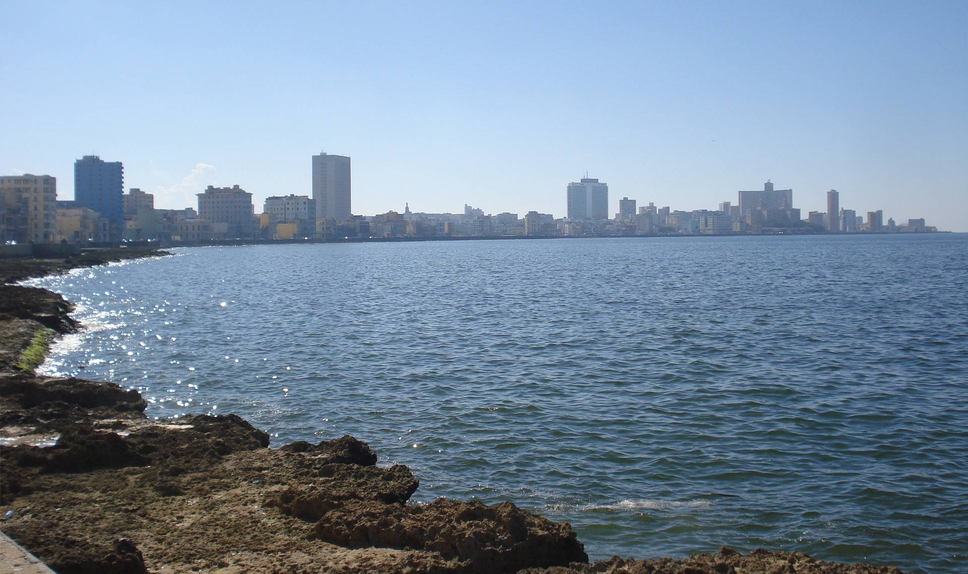 Las maravillosas vistas desde el Malecón de La Habana.