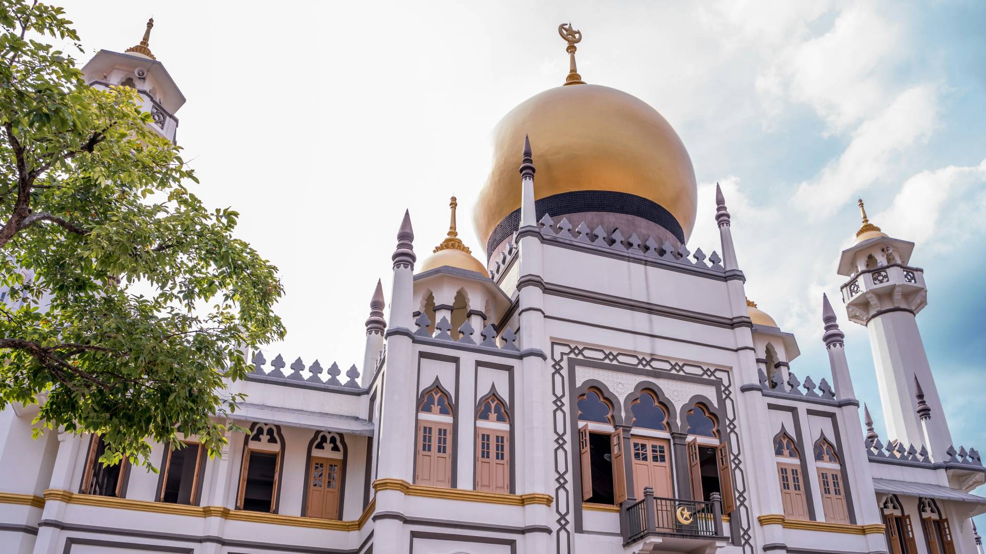 Masjid Sultan en el barrio de Kampong Glam.