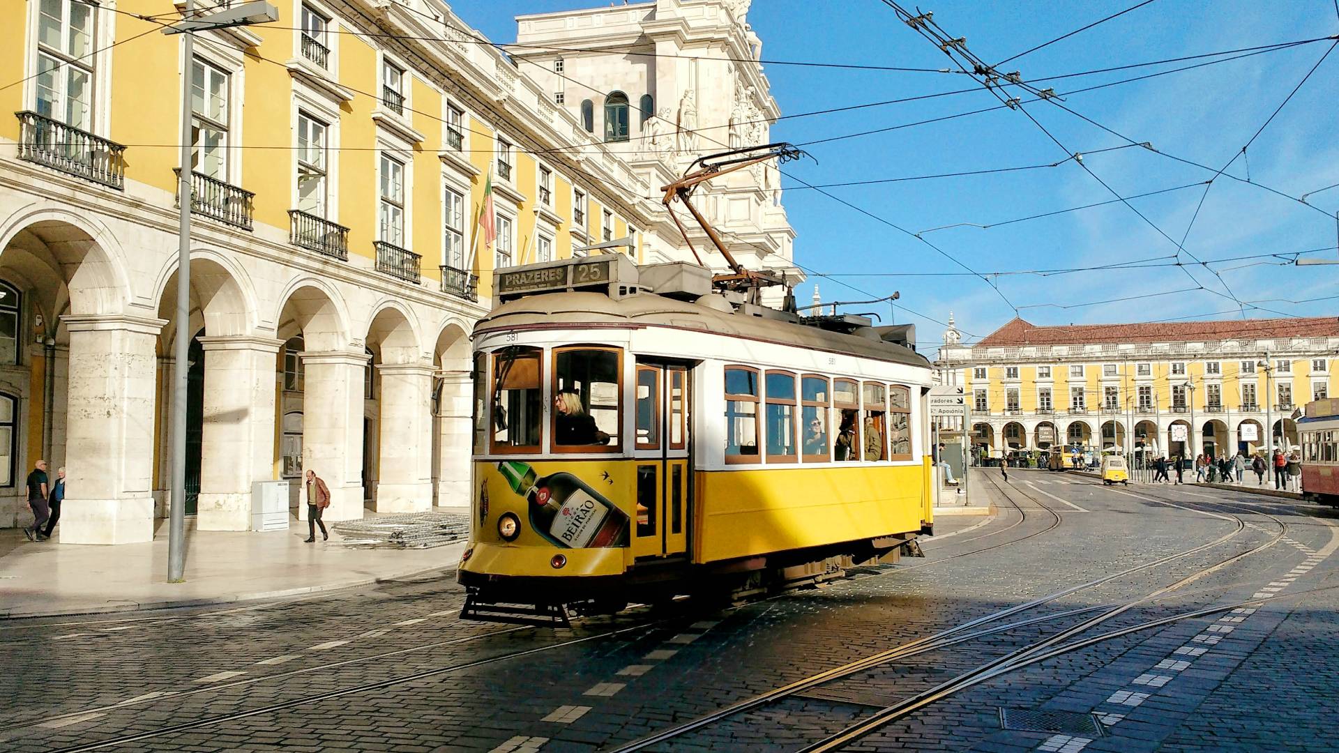 Tranvía en Lisboa.