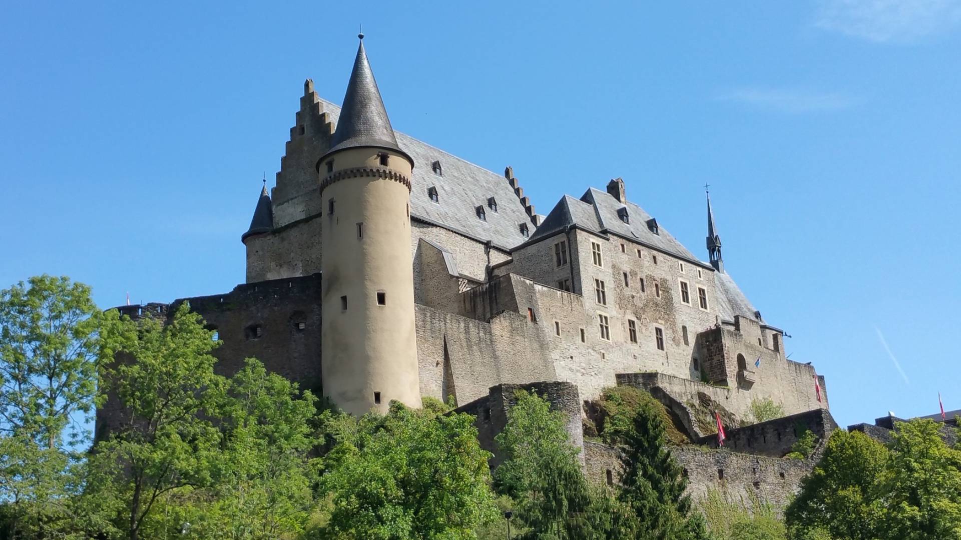 El majestuoso Castillo de Vianden.