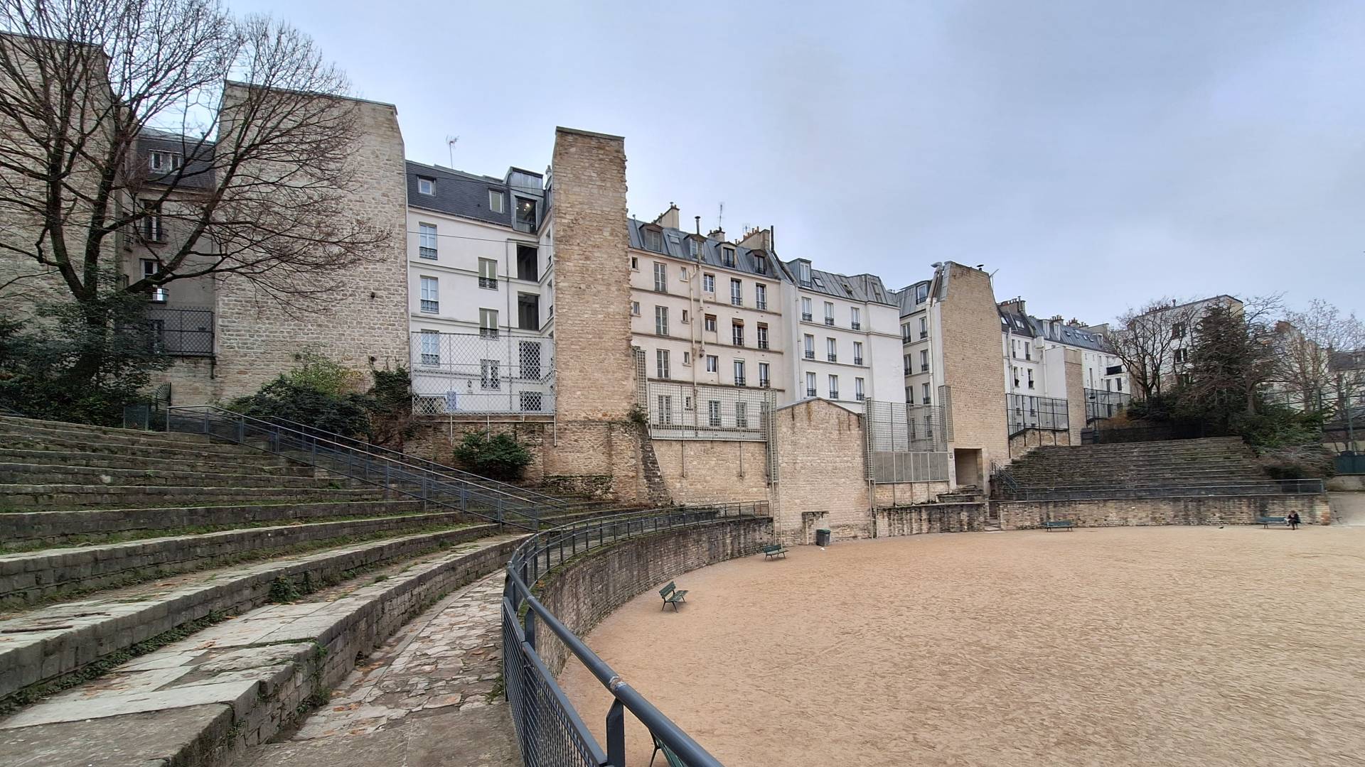 Las Arènes de Lutèce, escondidas en el centro de París.