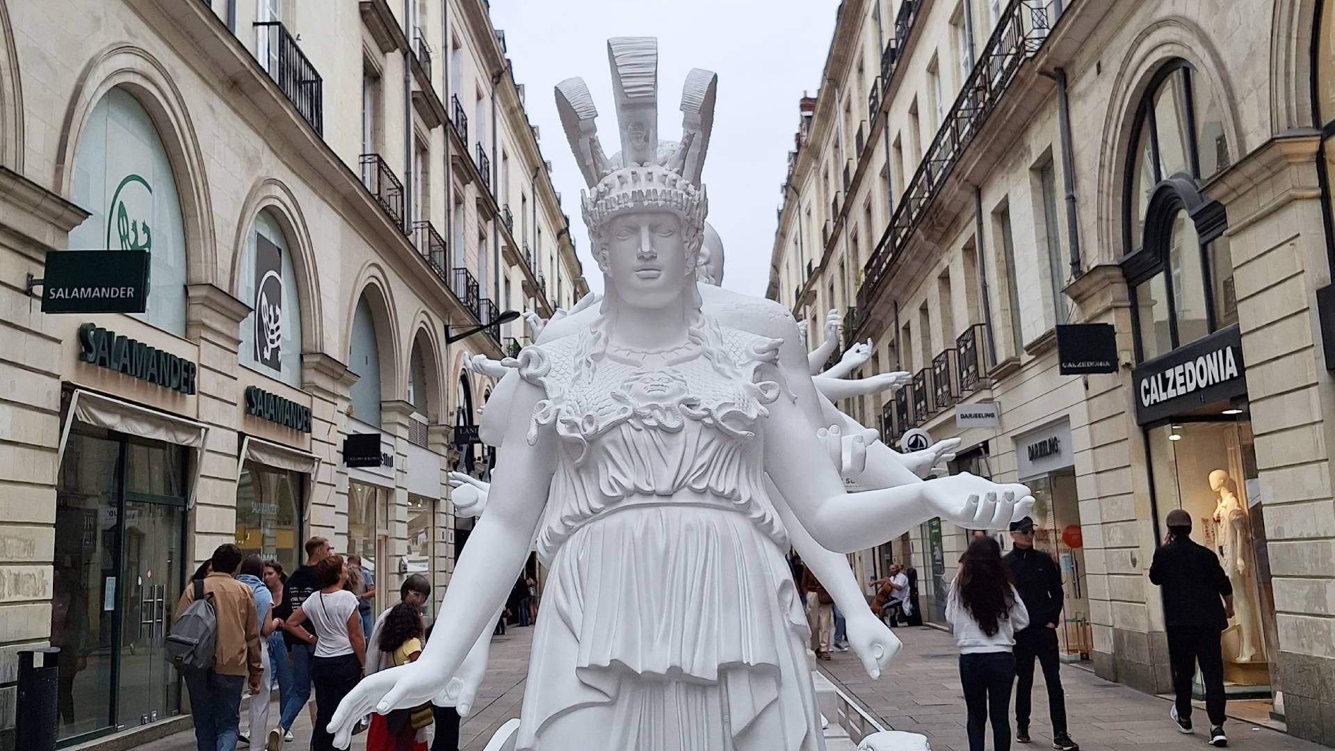 Calles del centro de Nantes.