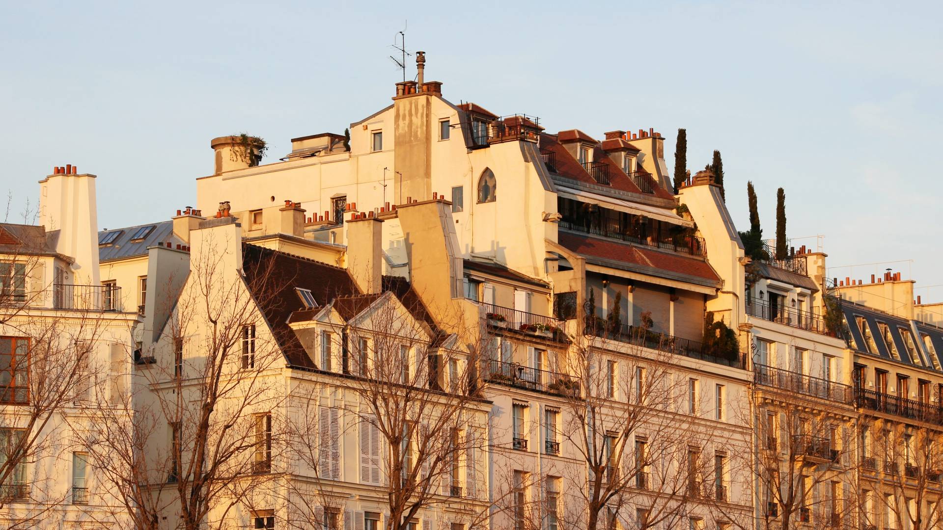 Edificios en París.