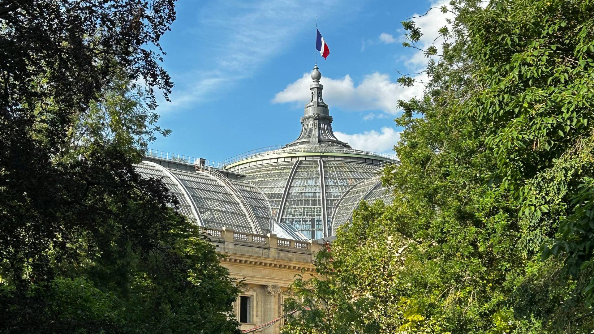 El precioso techo del Grand Palais.