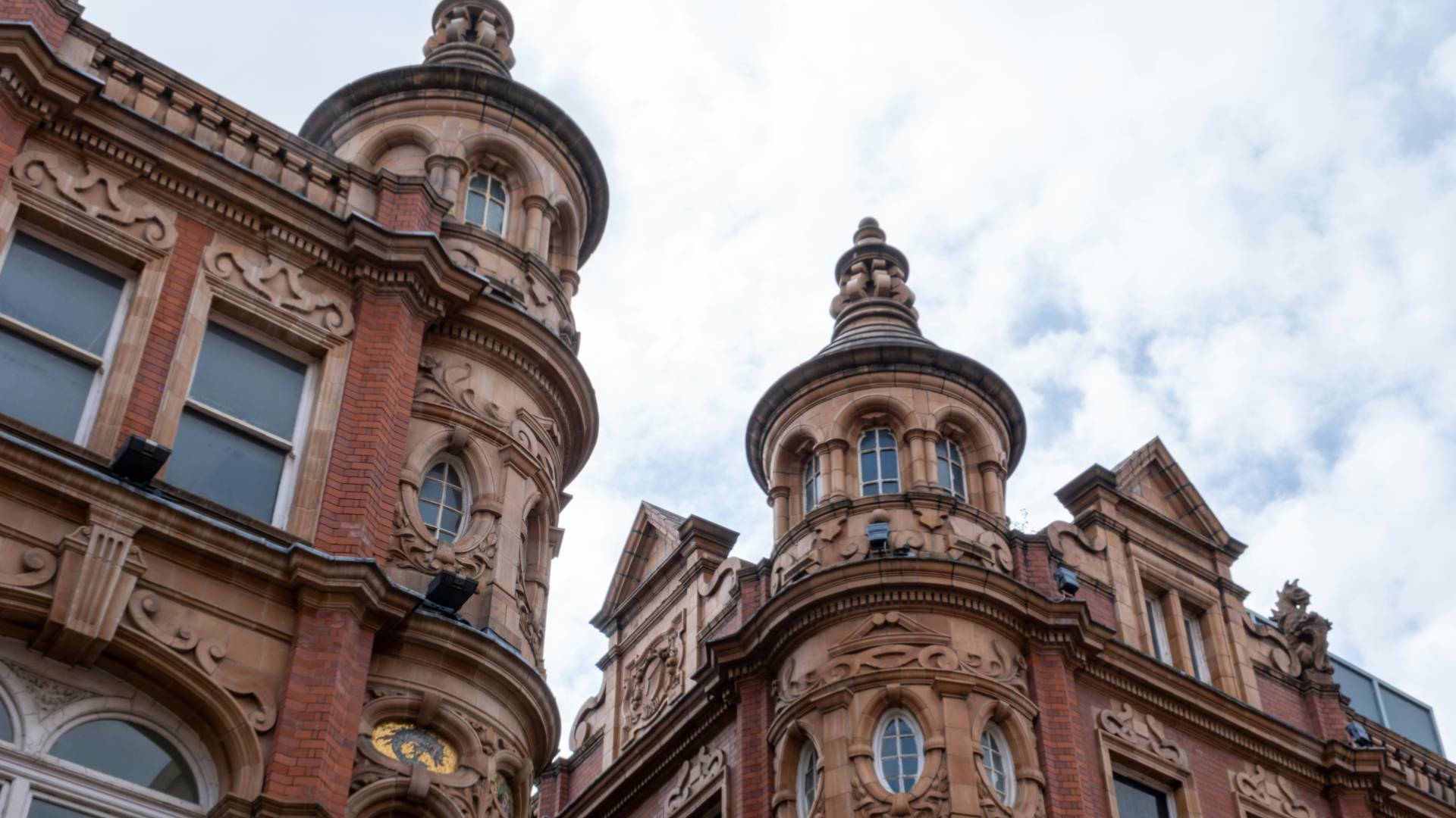 Edificios del centro de Leeds.