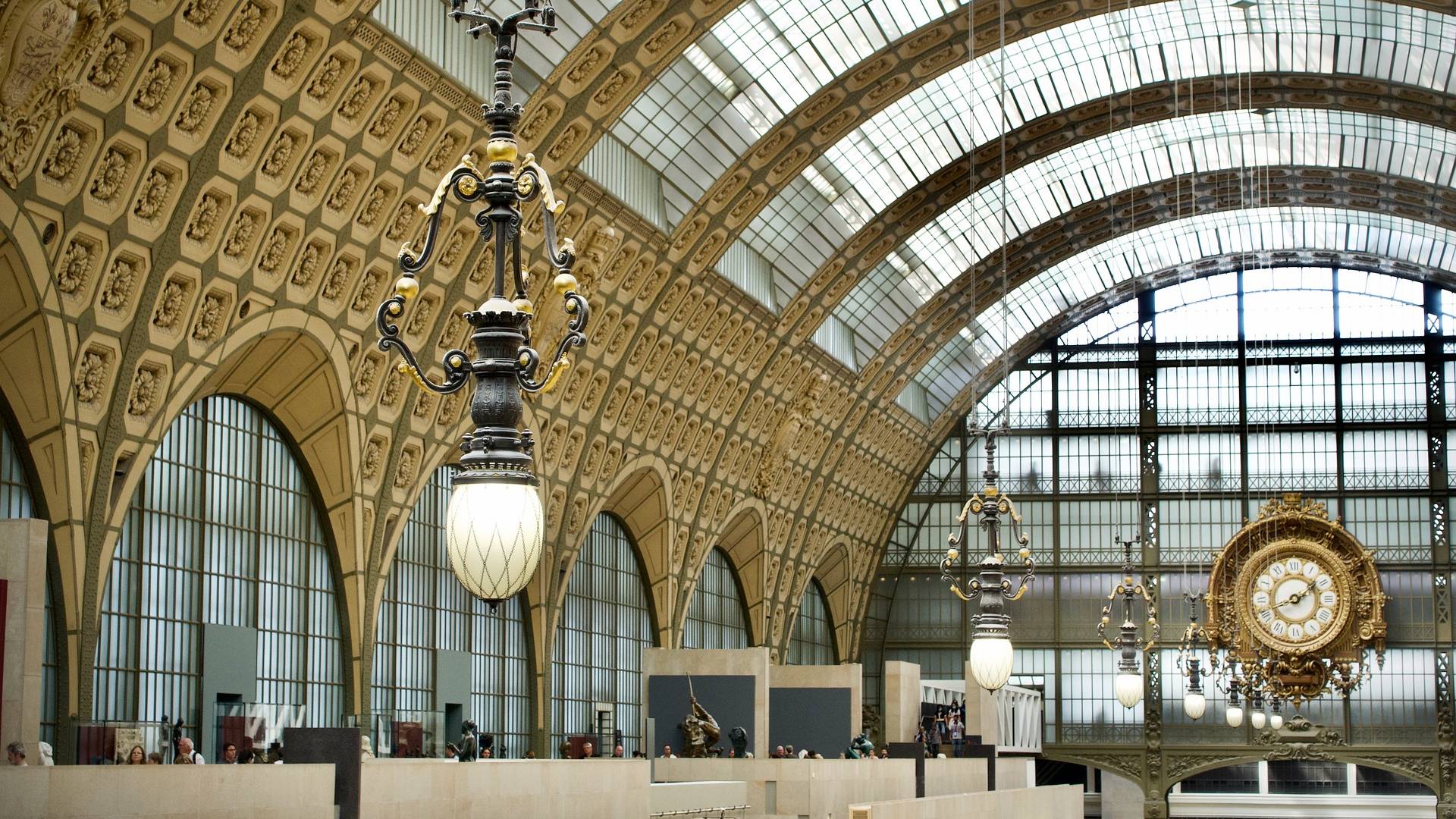 Interior del Museo de Orsay en París.