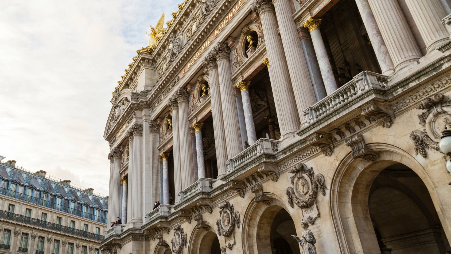 Exterior de la Ópera Garnier.