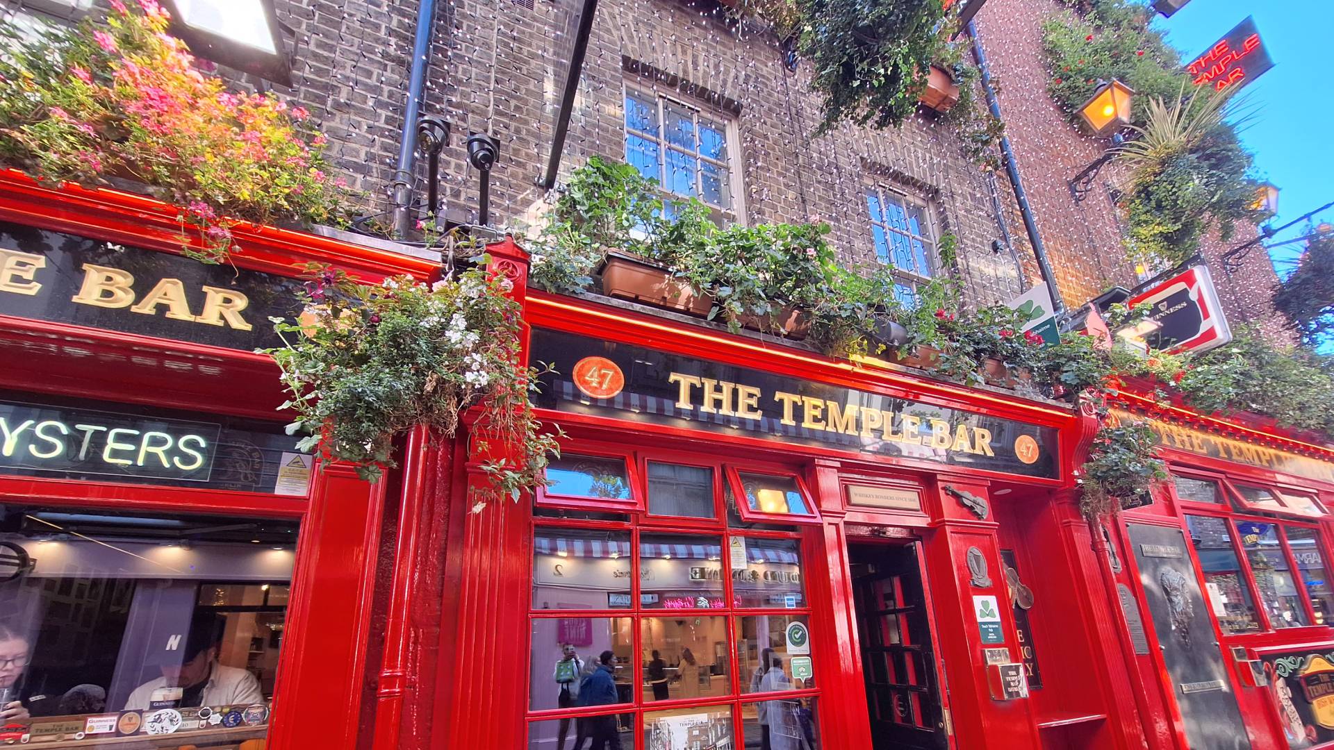 El famoso Temple Bar Pub.