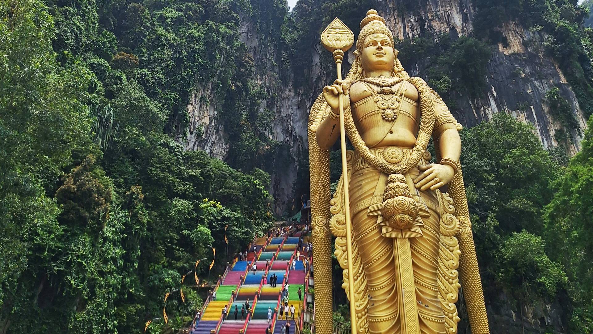 Las impresionantes Batu Caves.