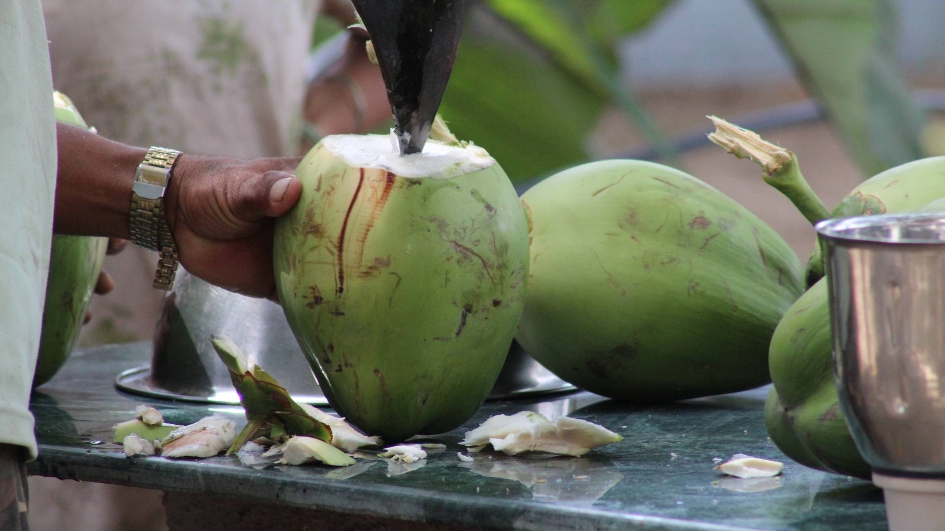 ¿Te apetece un pudding dentro de un coco?