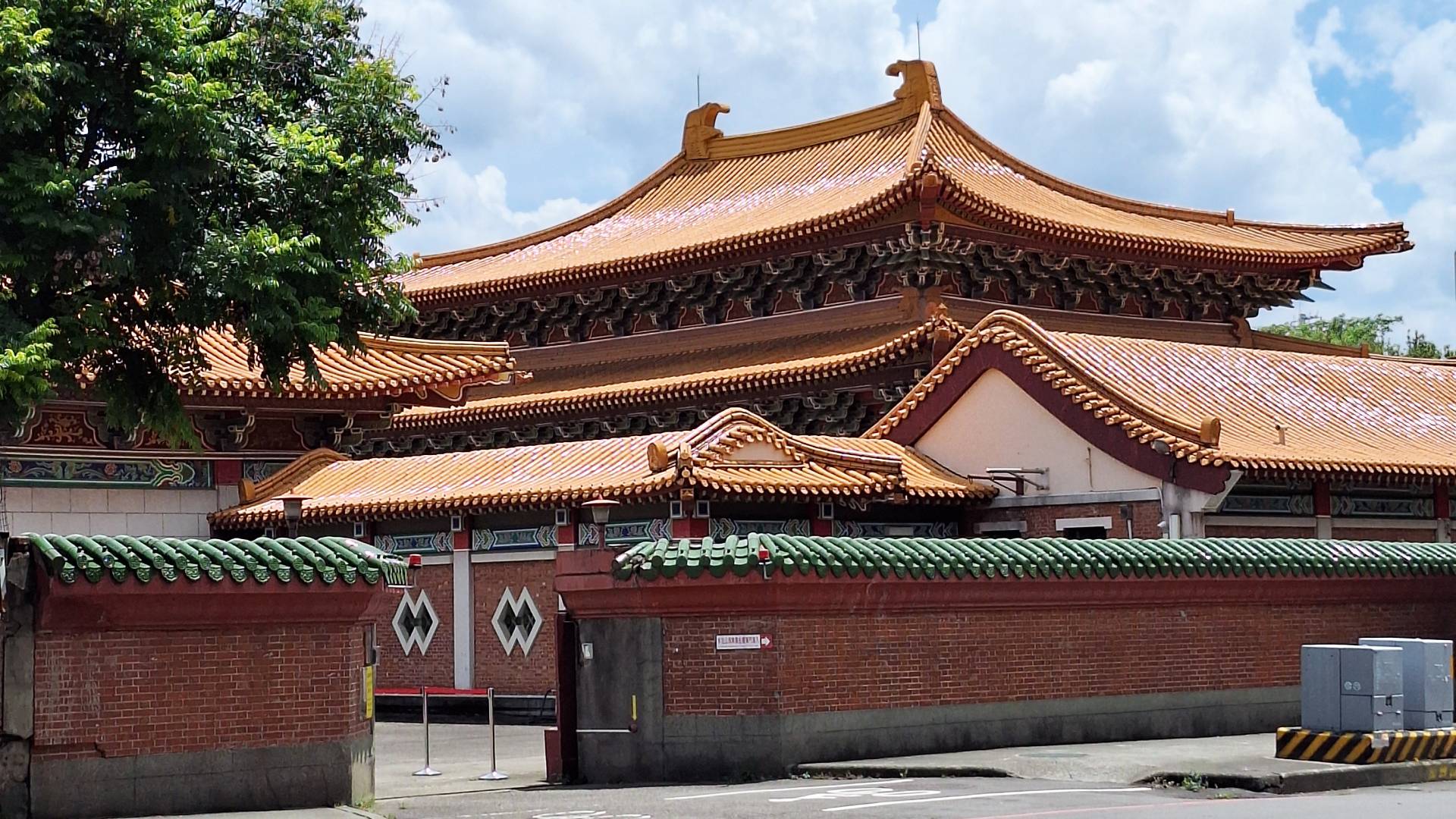 Exterior del Templo de Confucio en Taichung.