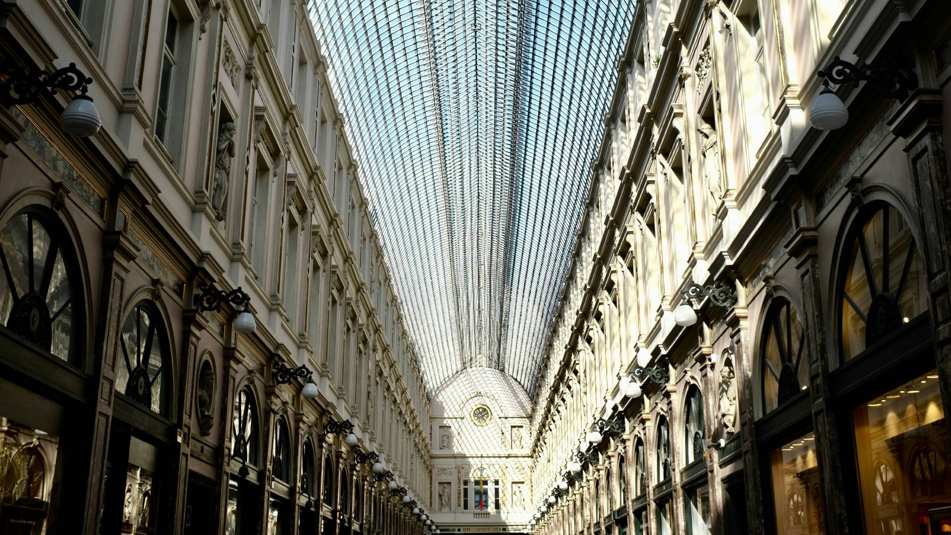 Interior de las Galerías Reales Saint Hubert.