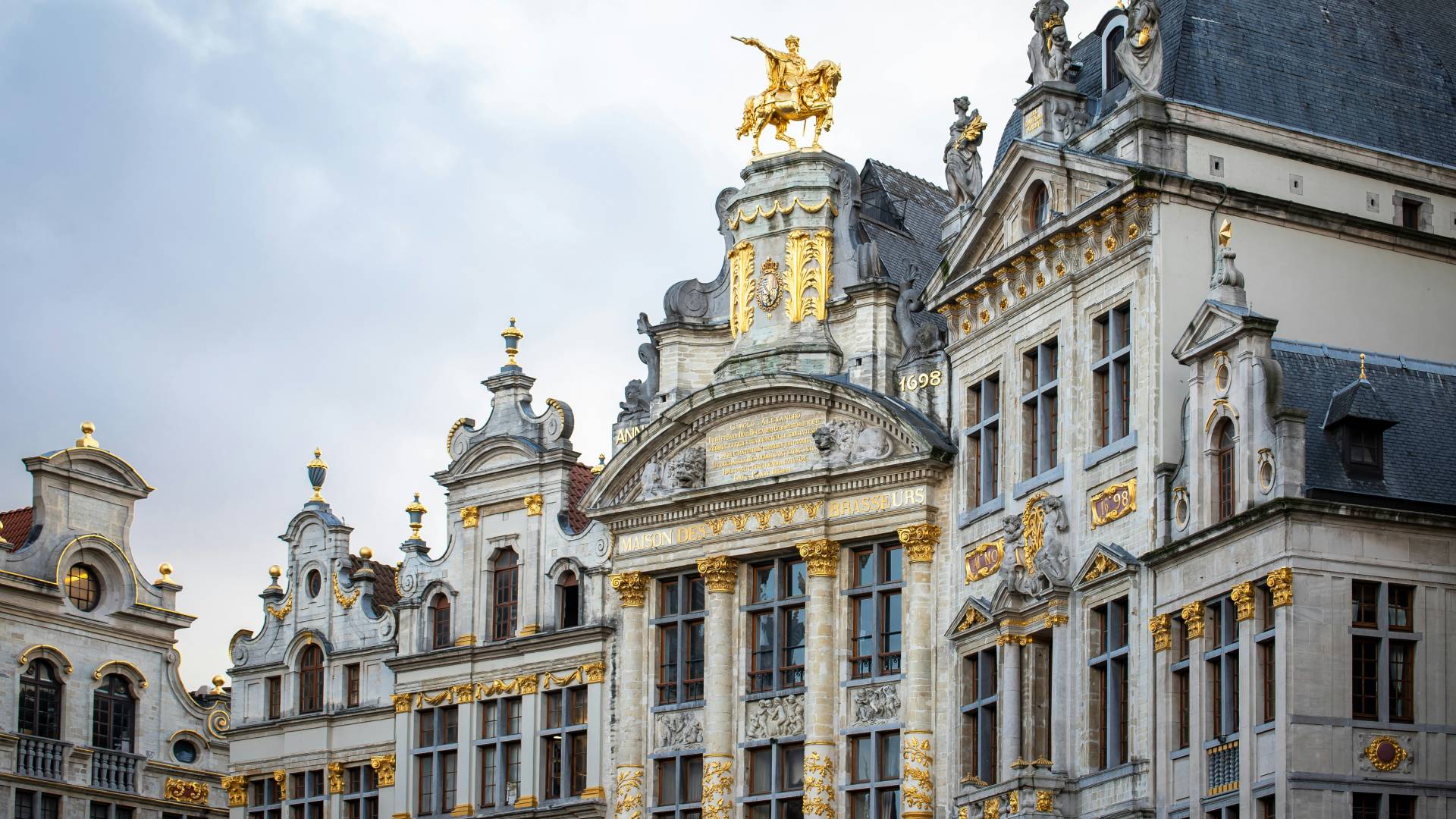 Edificios de la Grand Place en Bruselas.