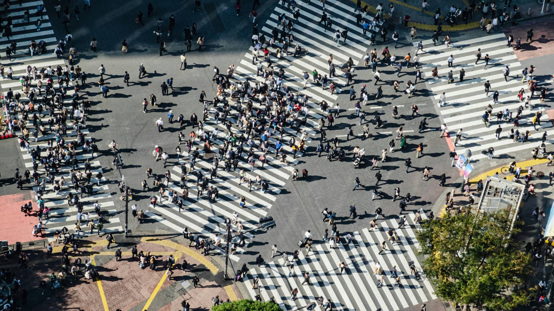 El concurrido cruce de Shibuya.