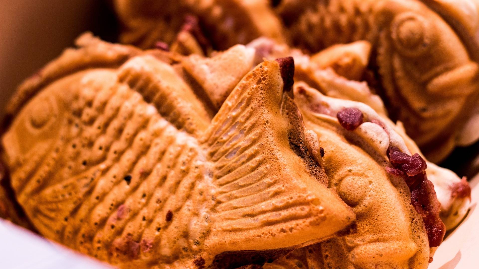 Los curiosos dulces llamados taiyaki.