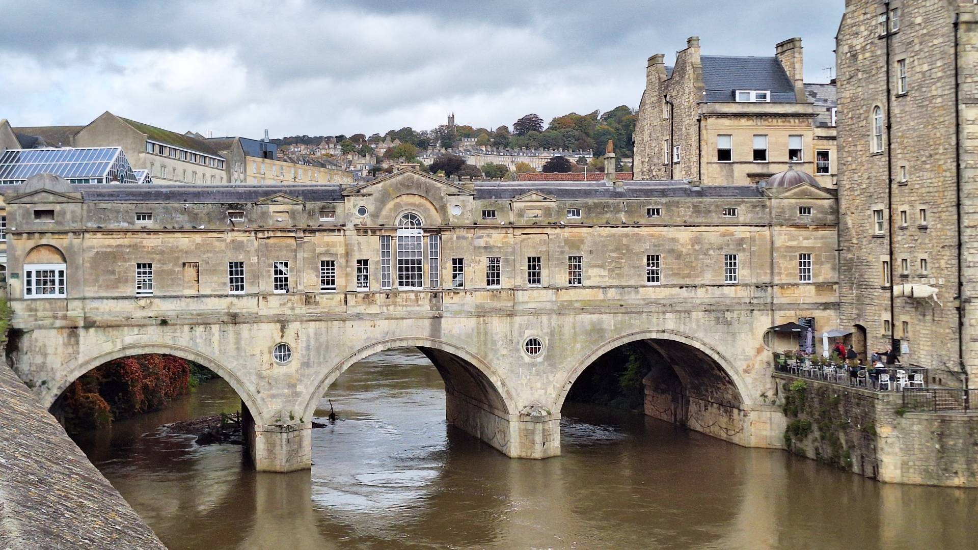 El peculiar Pulteney Bridge.