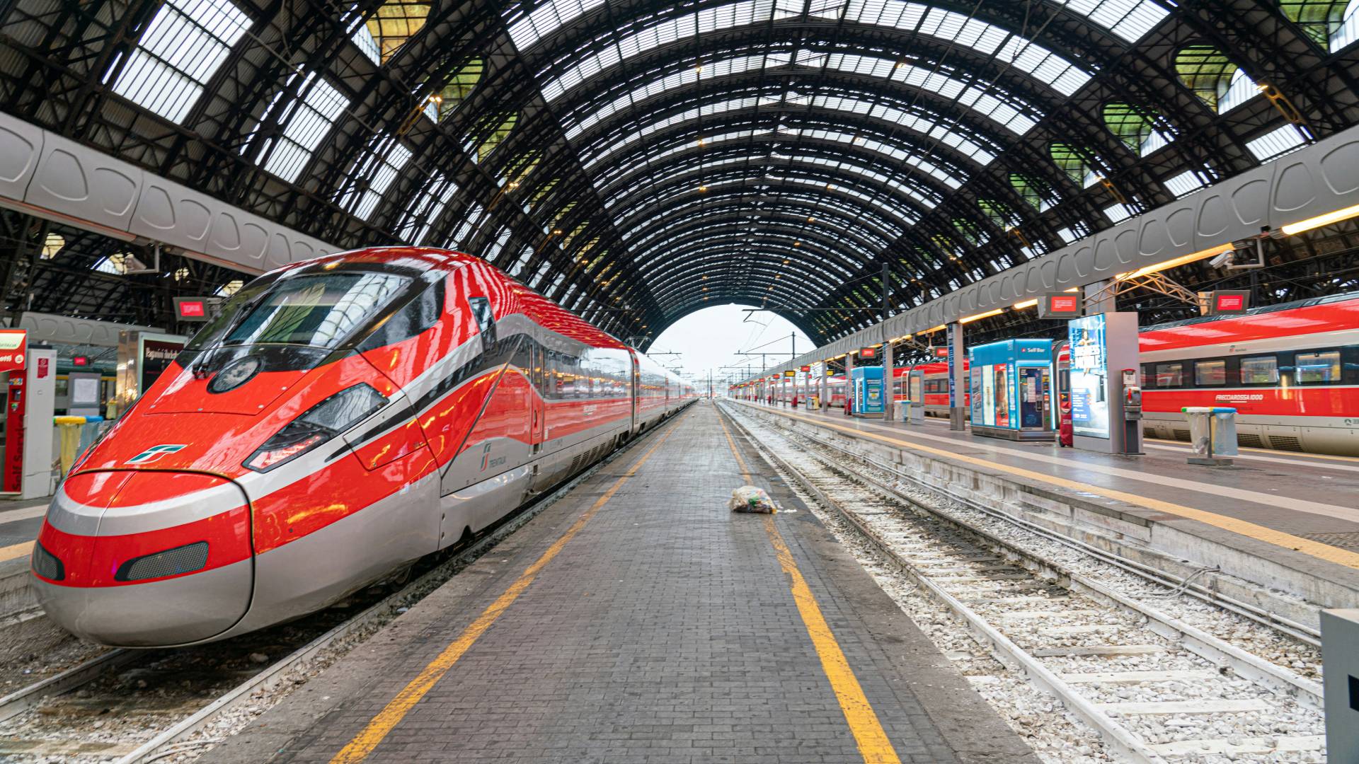 La mejor opción de ir a Bérgamo es en tren desde Milán.