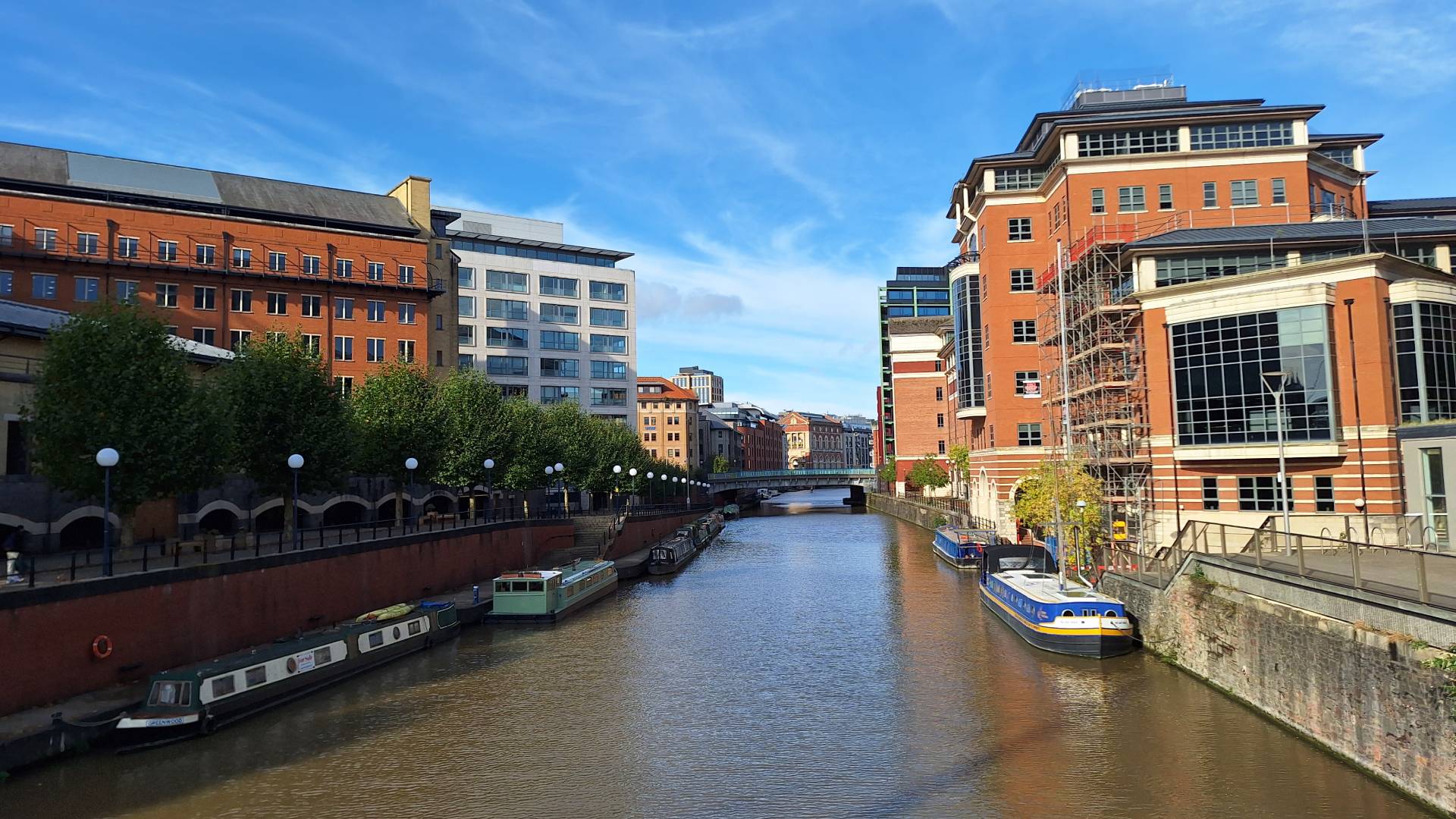 El río Avon a su paso por Bristol.