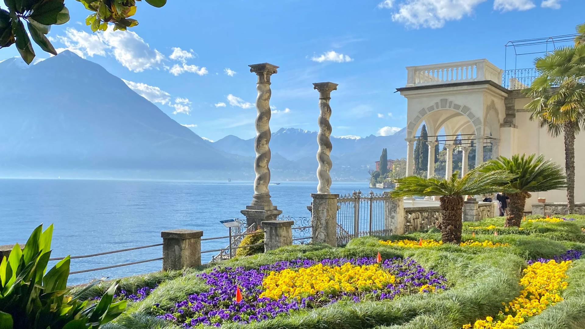 El precioso Lago de Como.