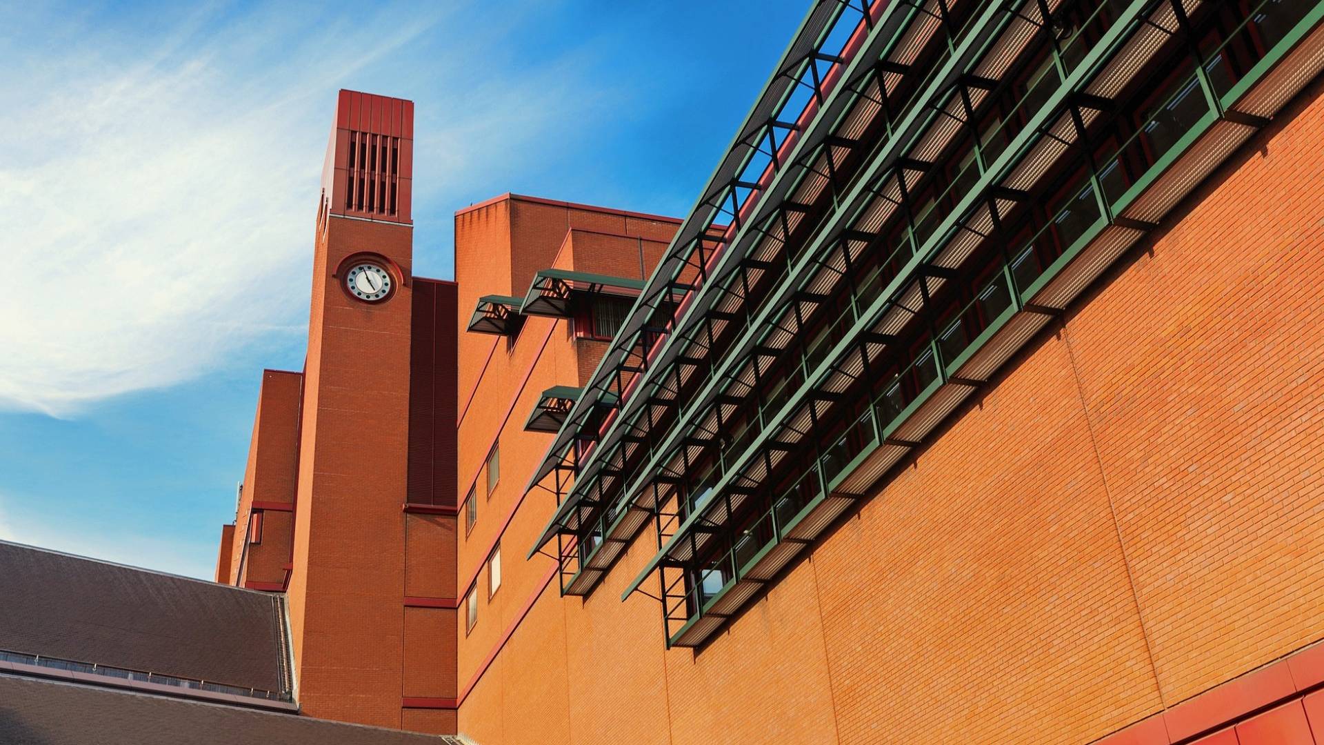 Exterior de la Biblioteca Británica.