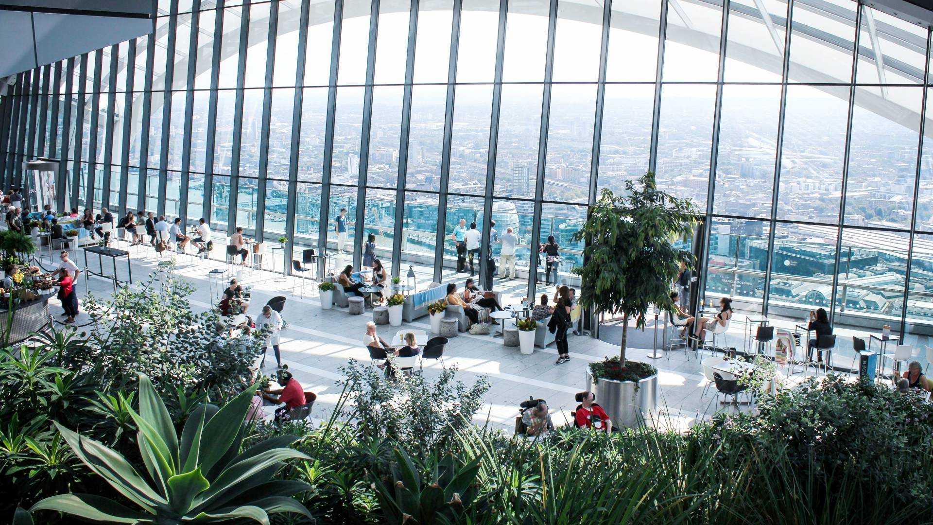 Mirador del Sky Garden.