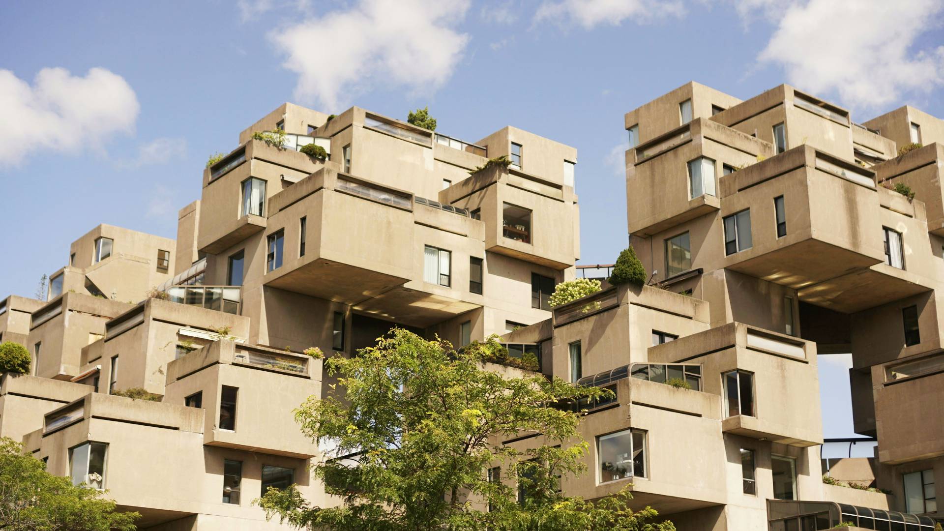 El llamativo Habitat 67 de Montreal.