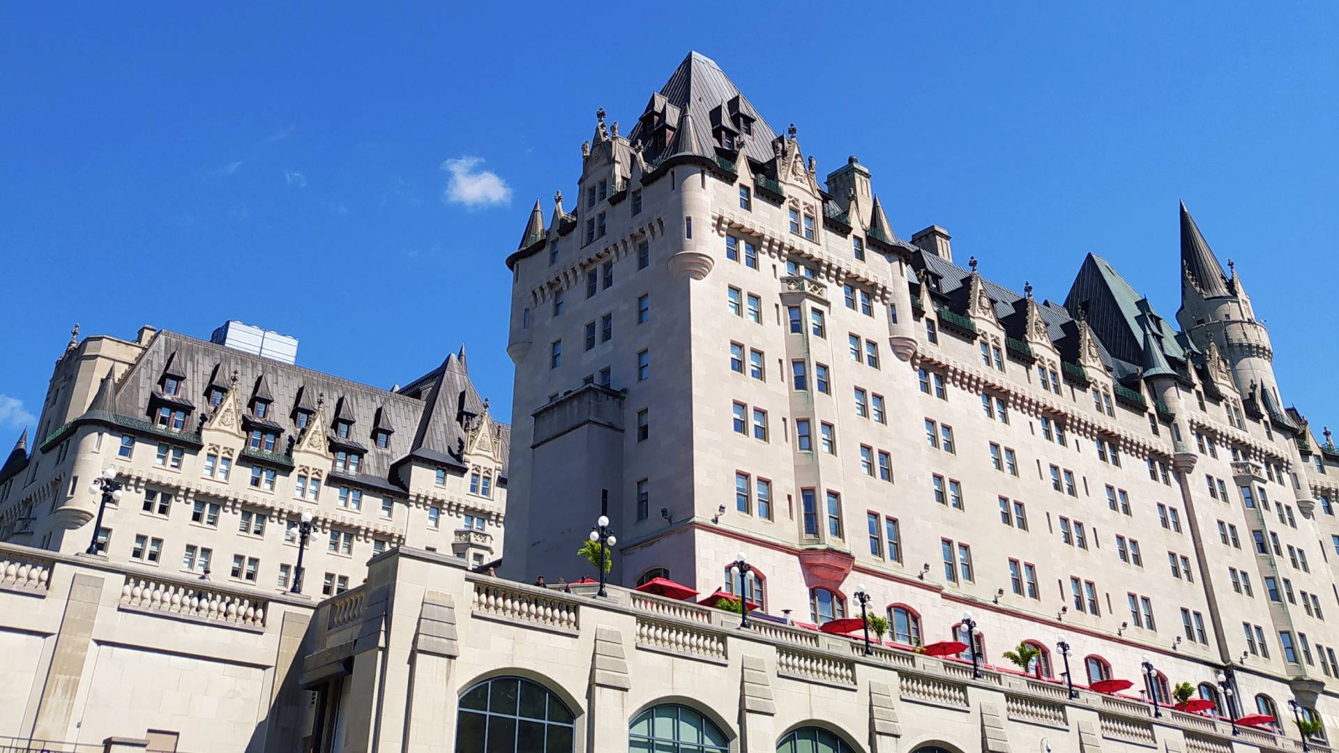 El precioso Fairmont Château Laurier.