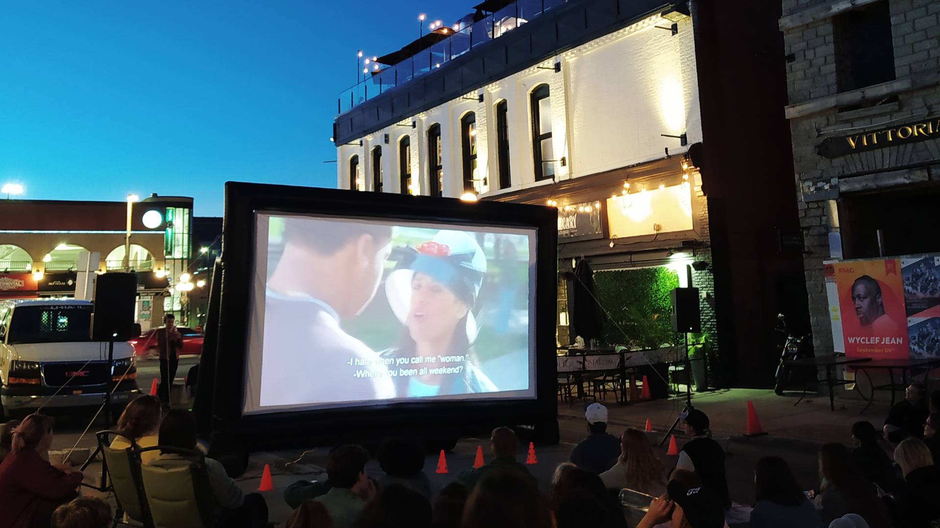 Cine de verano en el barrio de ByWard Market.