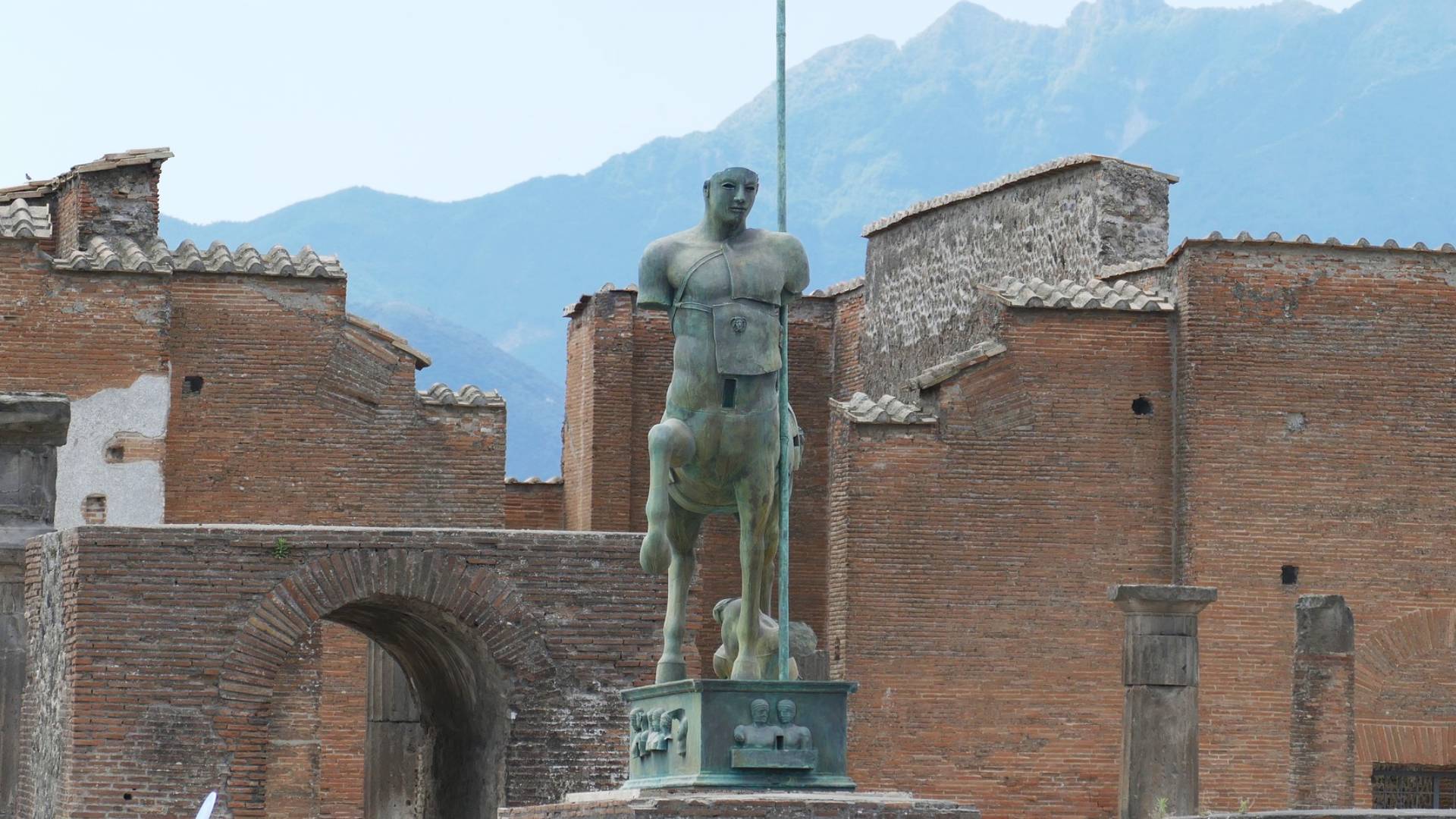 El maravilloso Sitio Arqueológico de Pompeya.