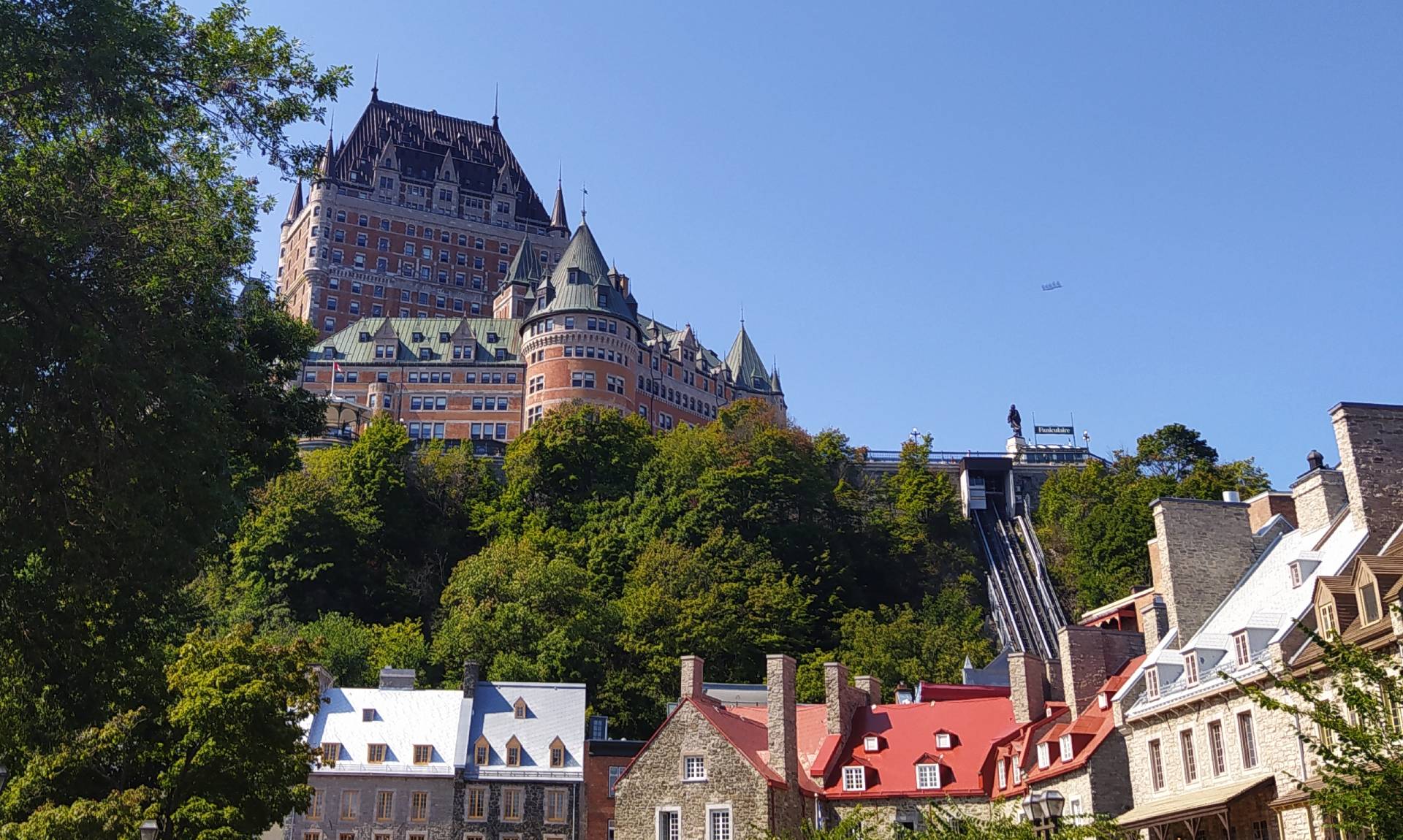 El encantador centro de Quebec.