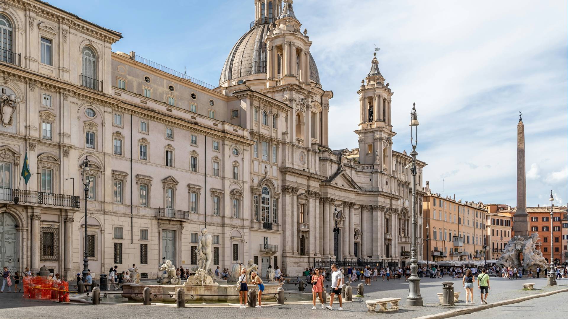 La maravillosa Piazza Navona.