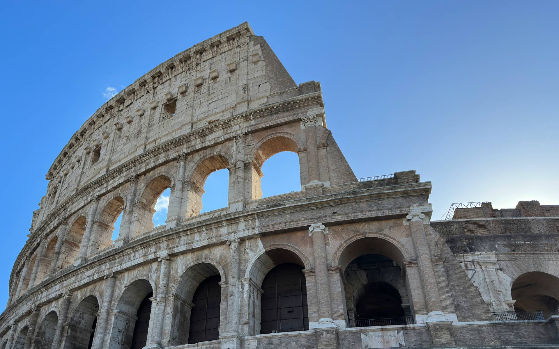 El icónico Coliseo de Roma.